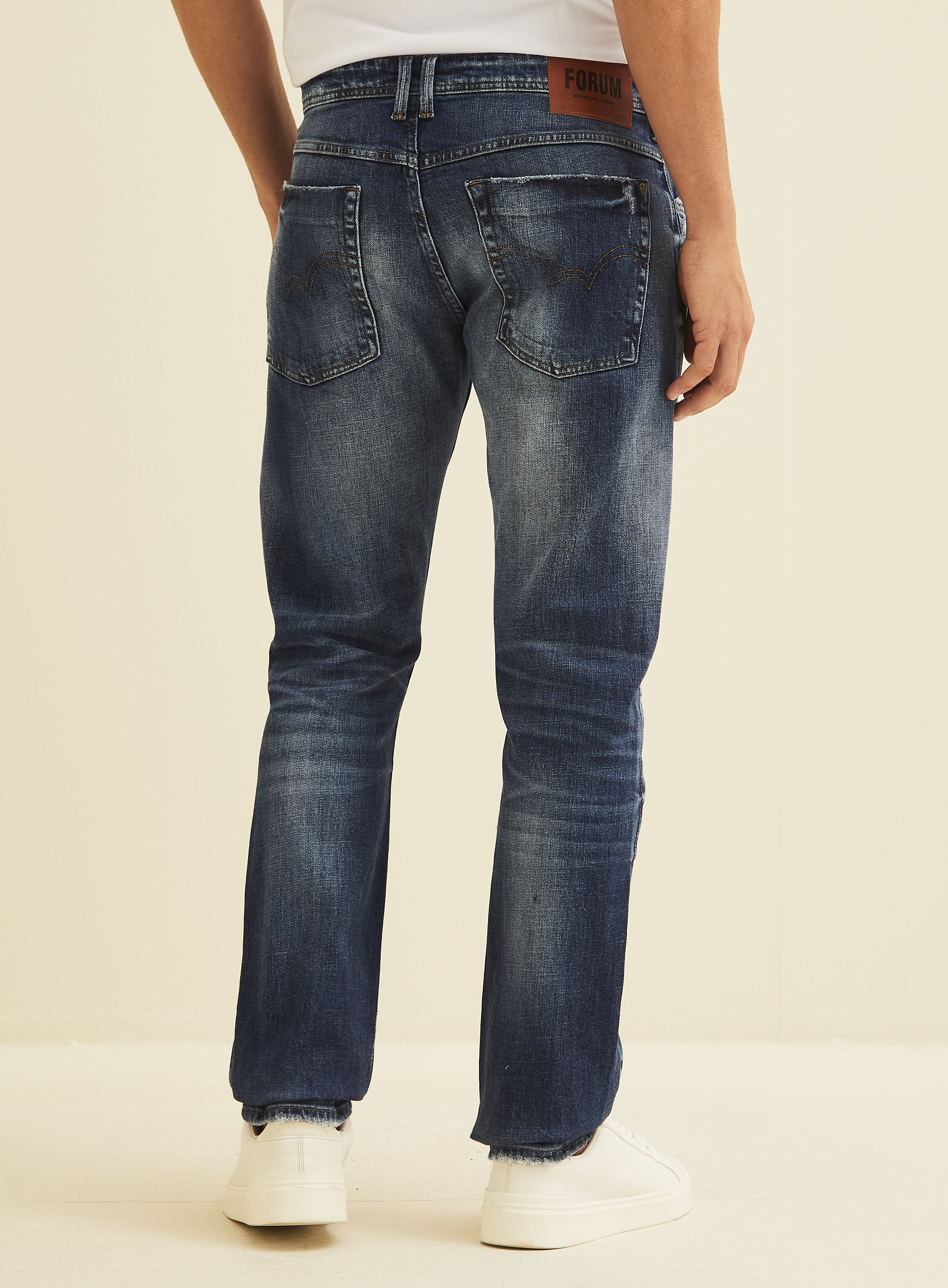 CALÇA JEANS PAUL SLIM 42 INDIGO
