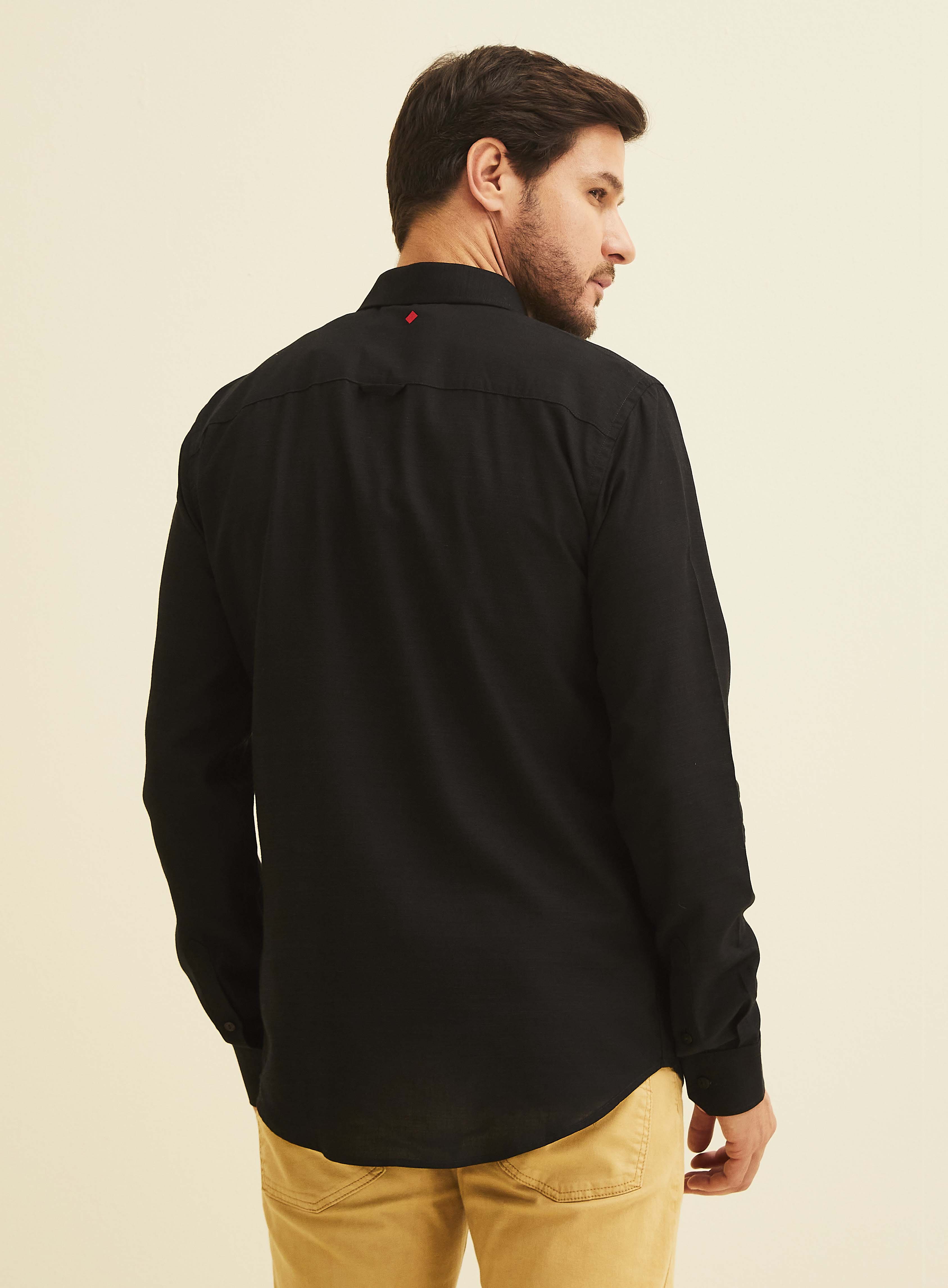 CAMISA SLIM FIT 4 PRETO