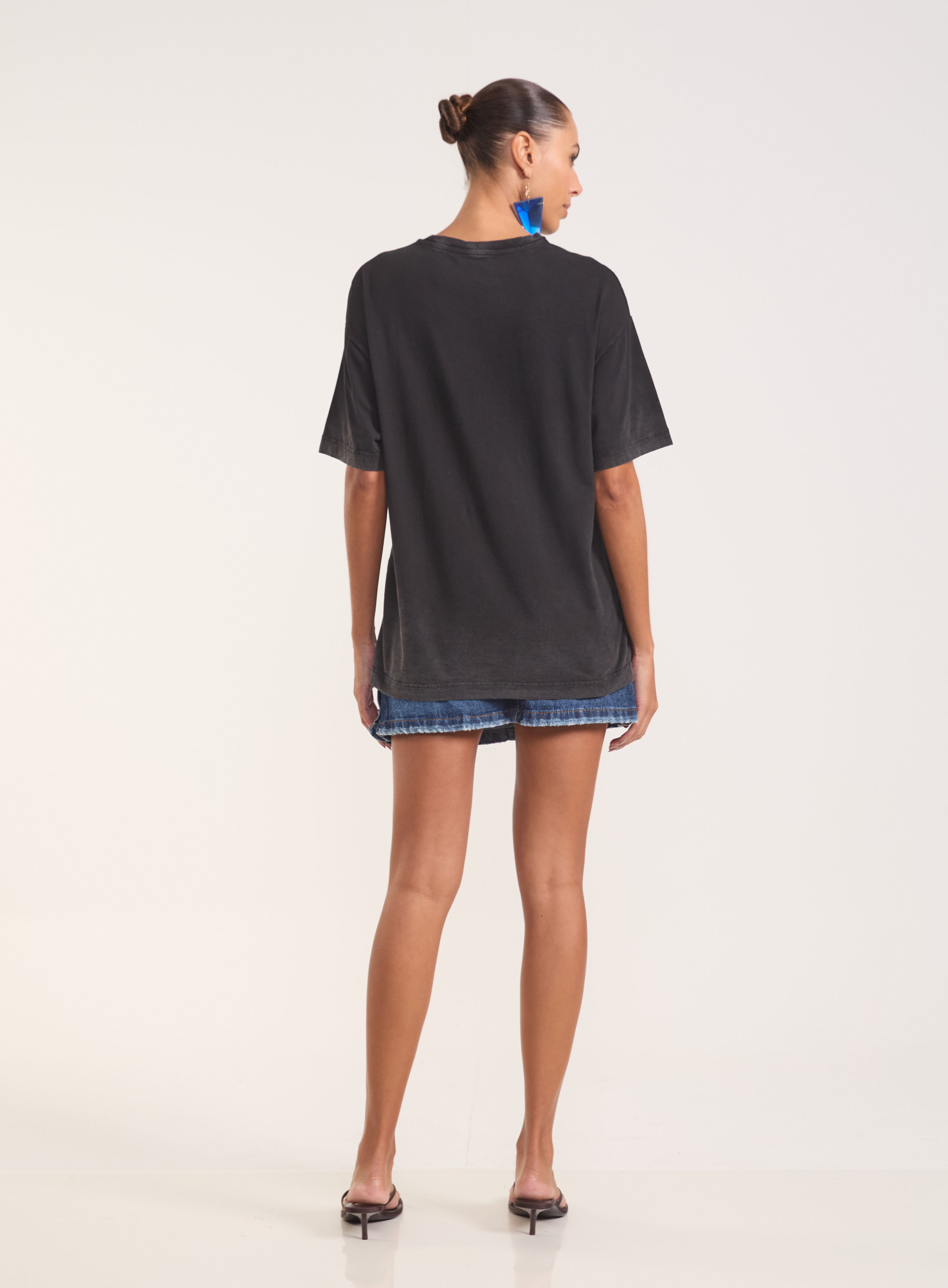 CAMISETA ESTAMPADA M PRETO
