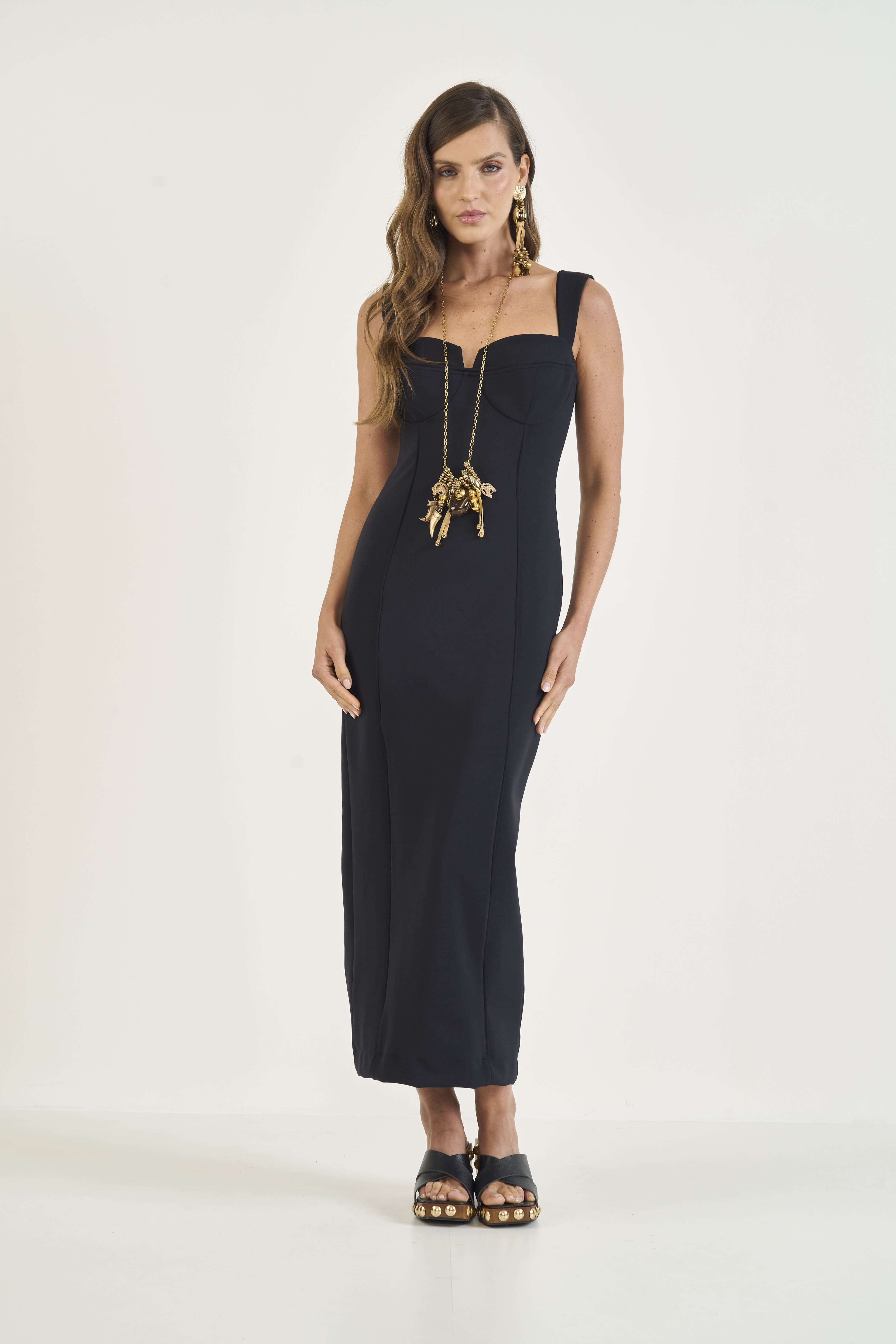 VESTIDO COLCCI GG PRETO