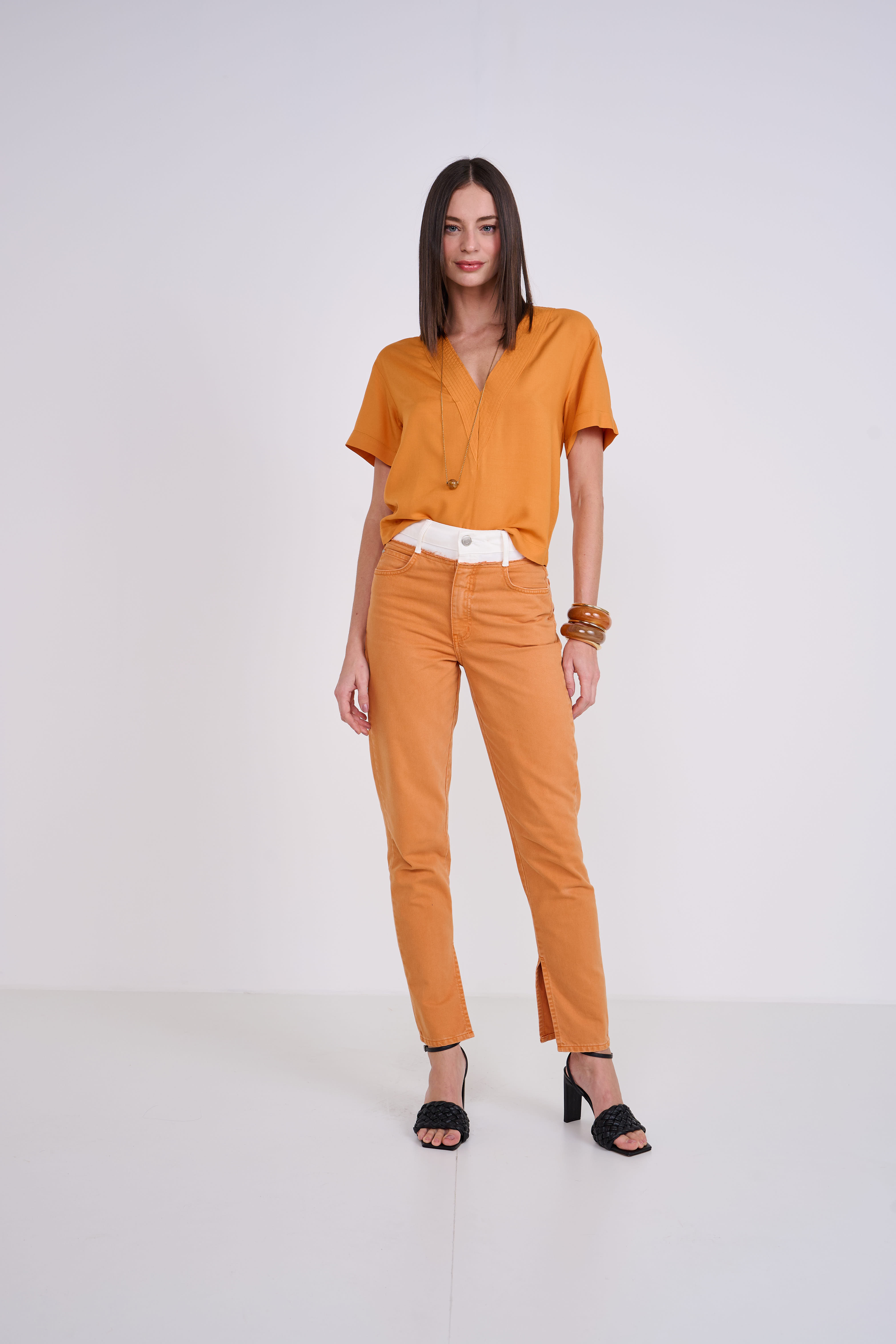 BLUSA COLCCI G BEGE FLAVO
