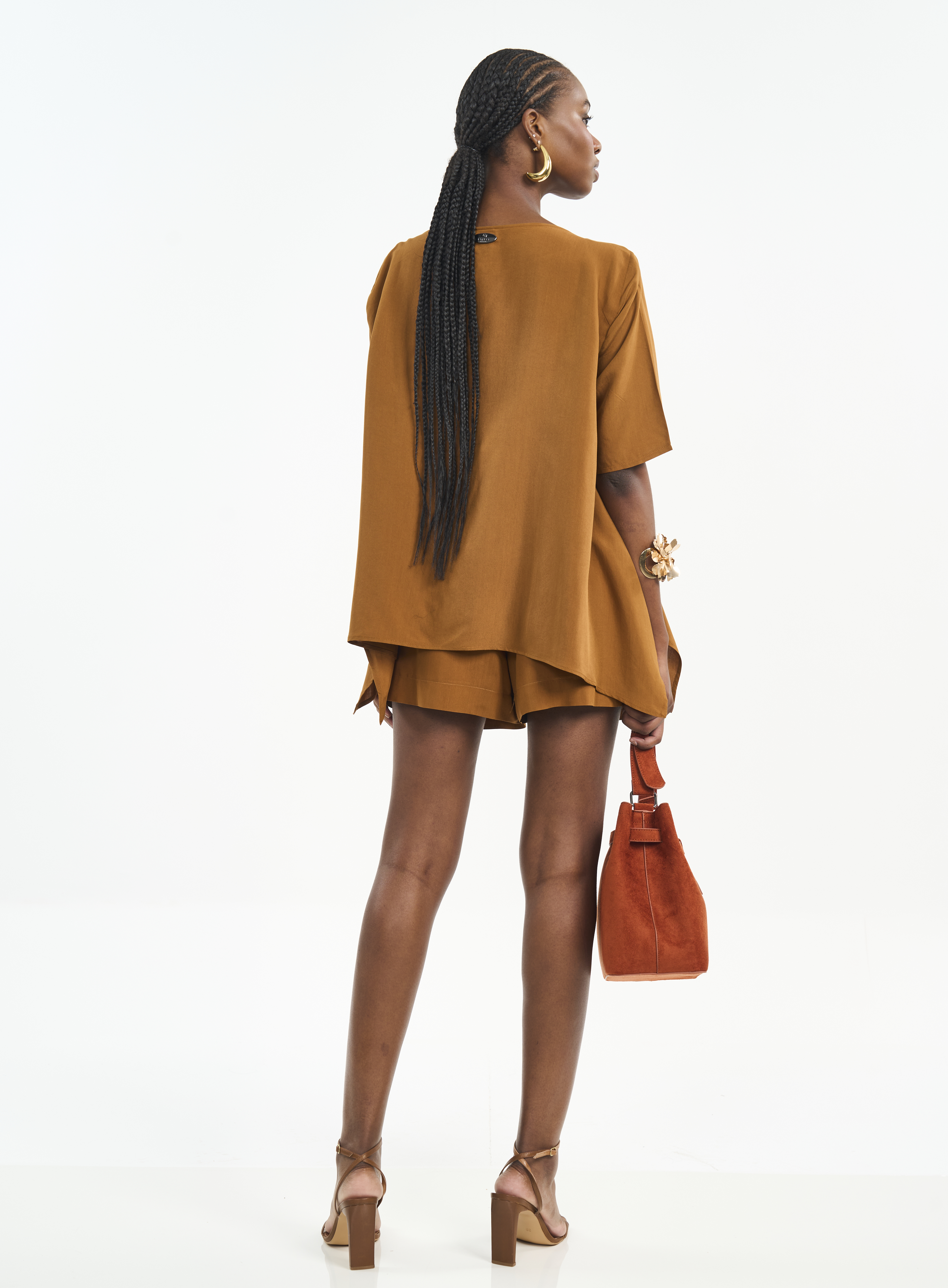BLUSA COLCCI M MARROM DROME