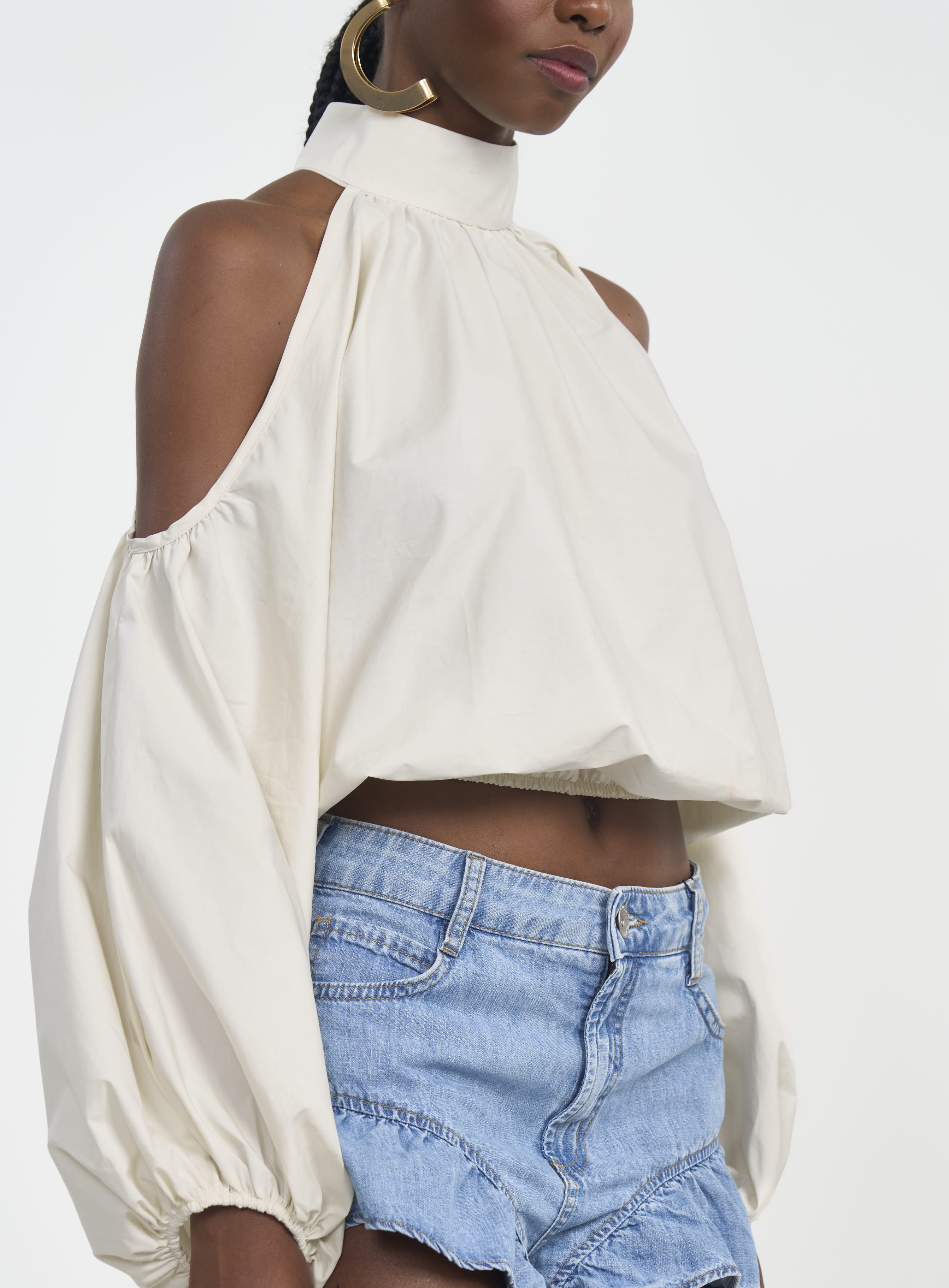 BLUSA COLCCI P BEGE AFFOGATO