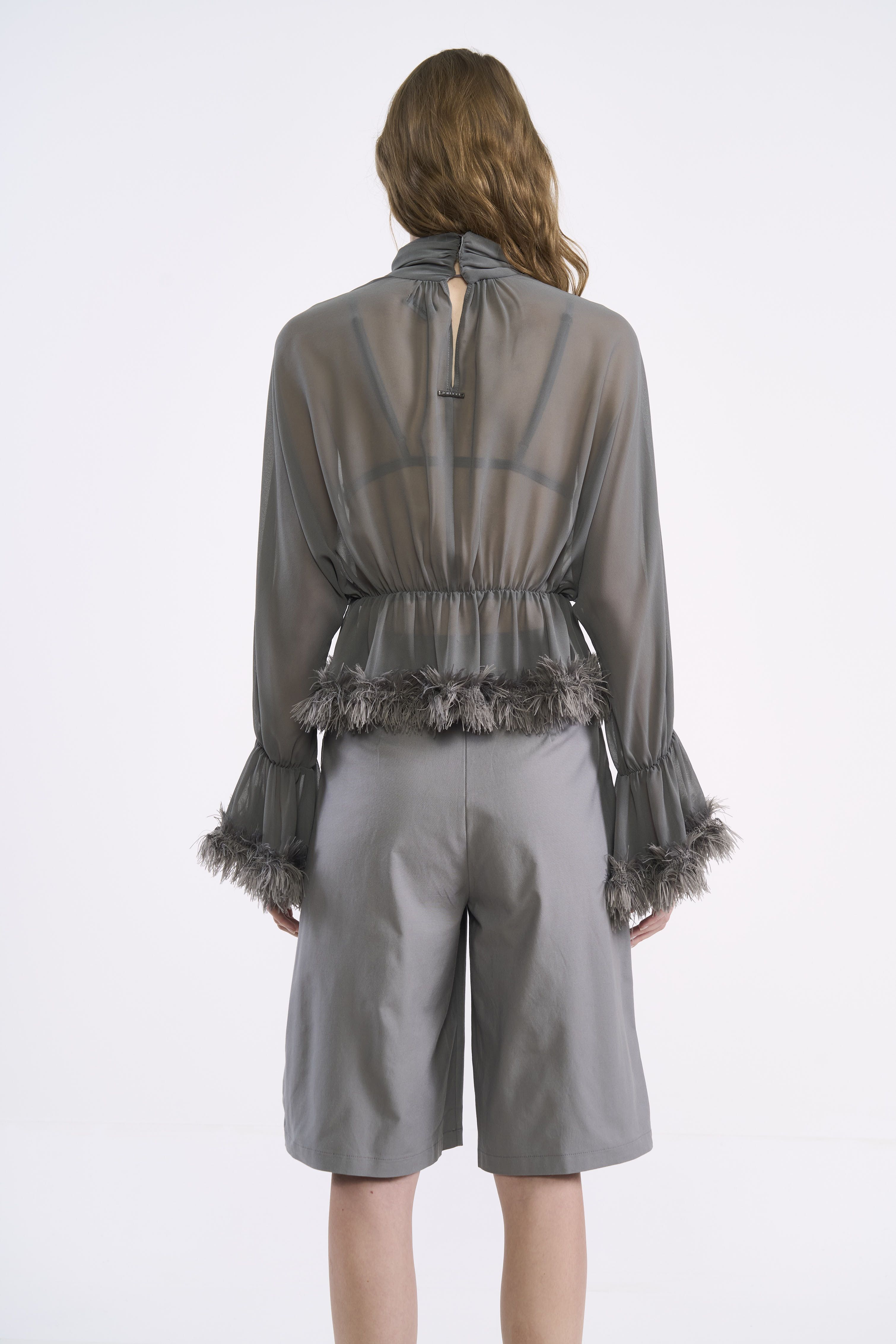 BLUSA COLCCI M CINZA ALITA