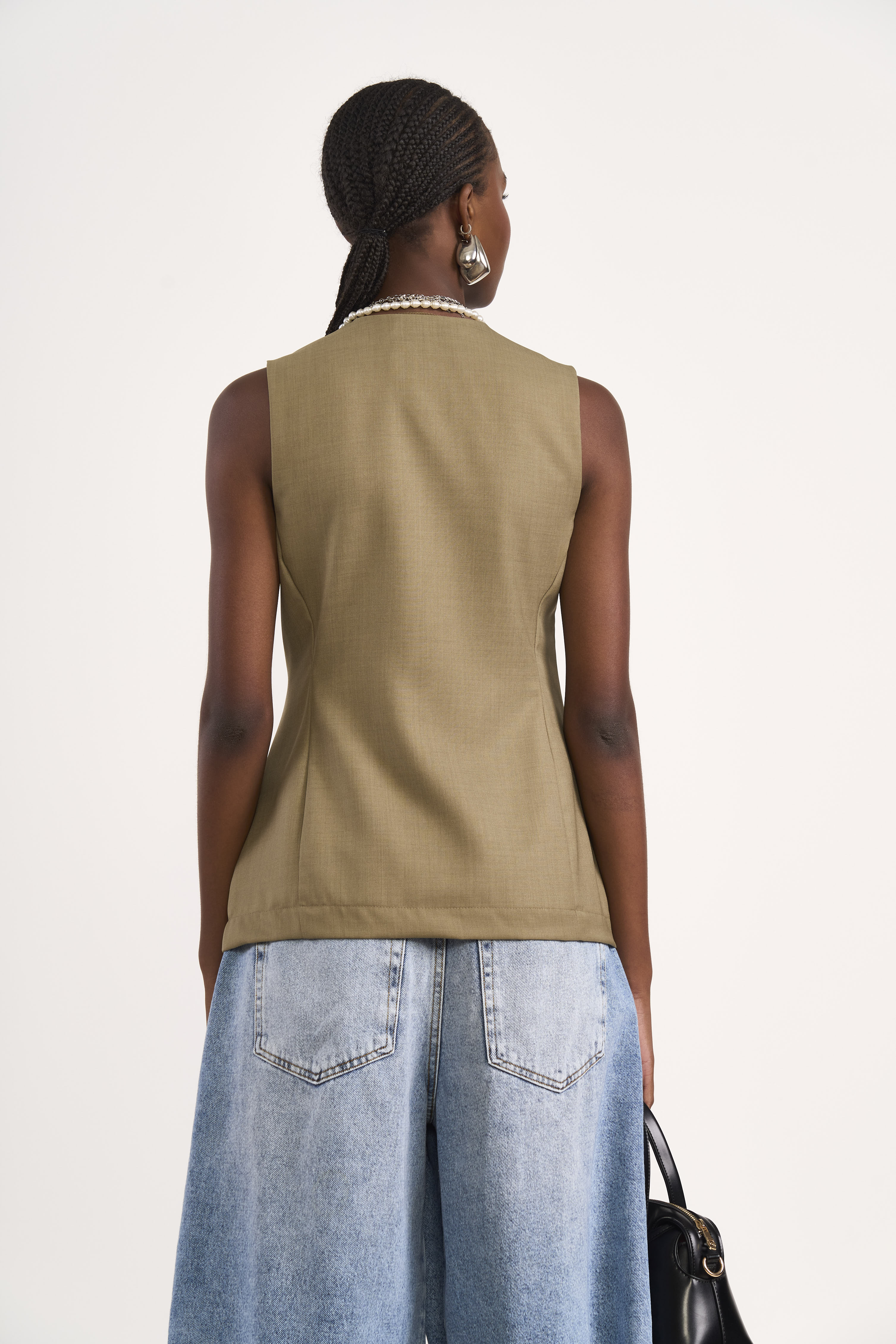 BLUSA COLCCI PP BEGE MISK