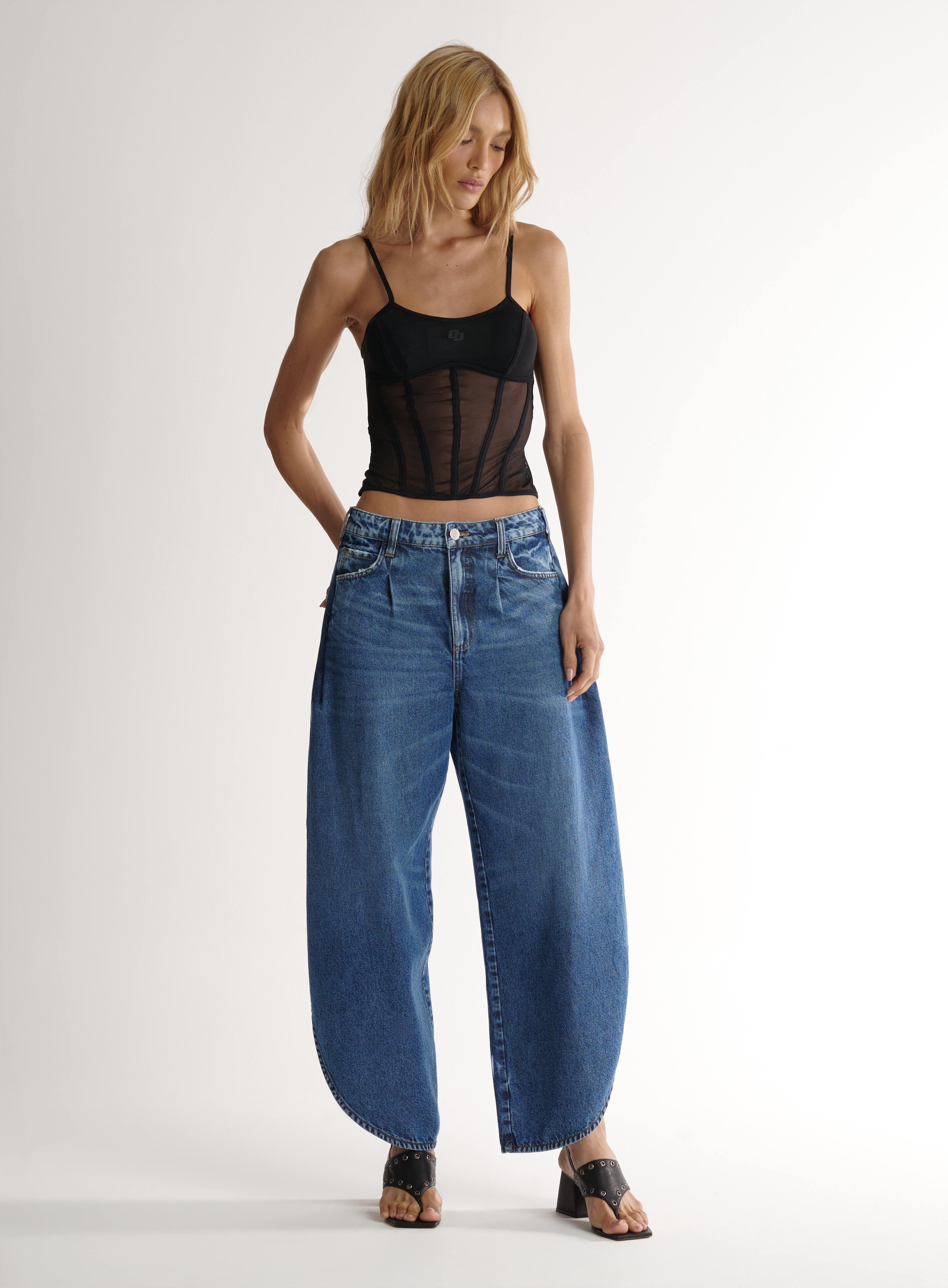 BLUSA TULE G PRETO