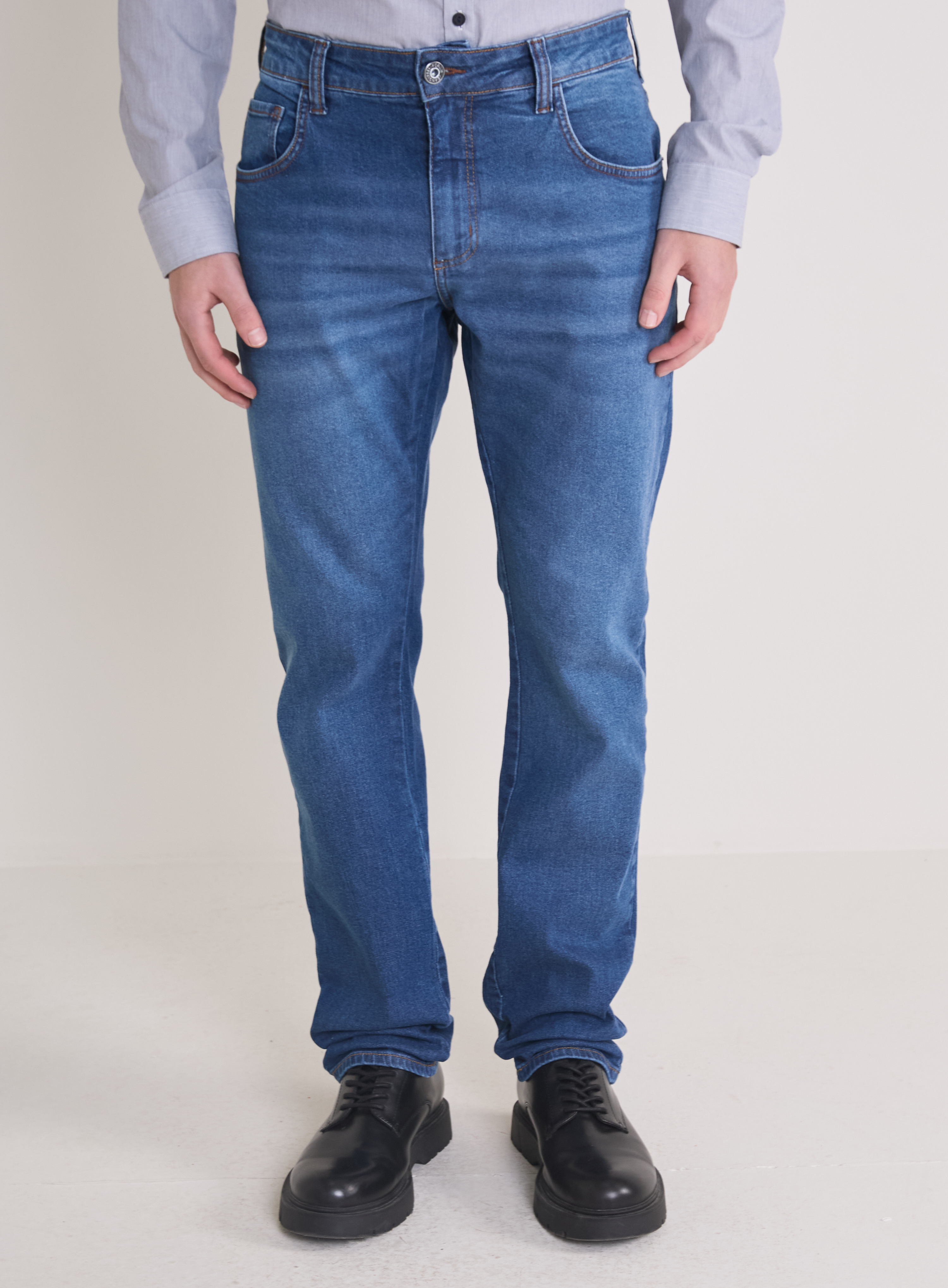 CALÇA JEANS PAUL SLIM 42 INDIGO