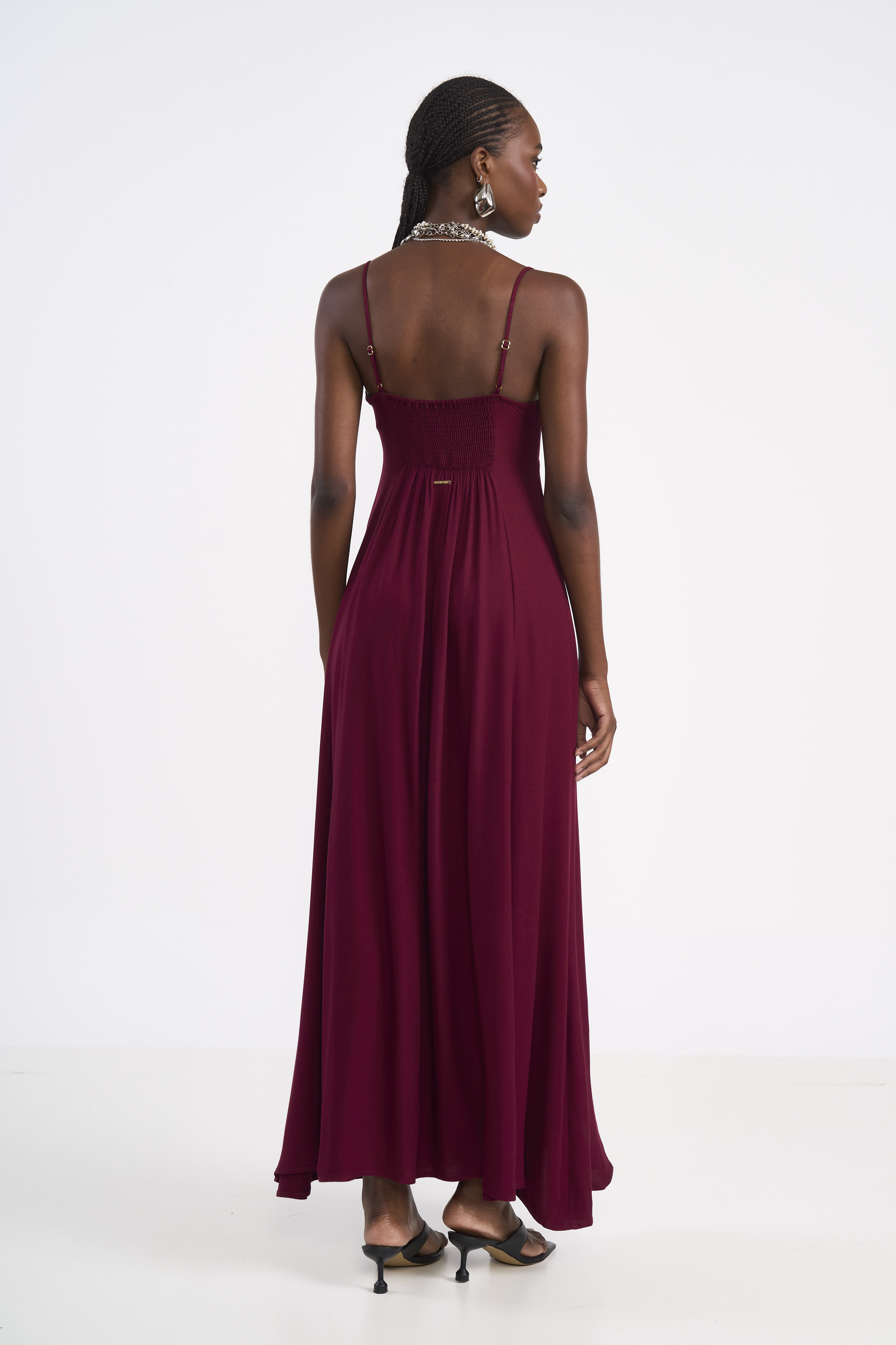 VESTIDO COLCCI P BORDO BLOODSTON