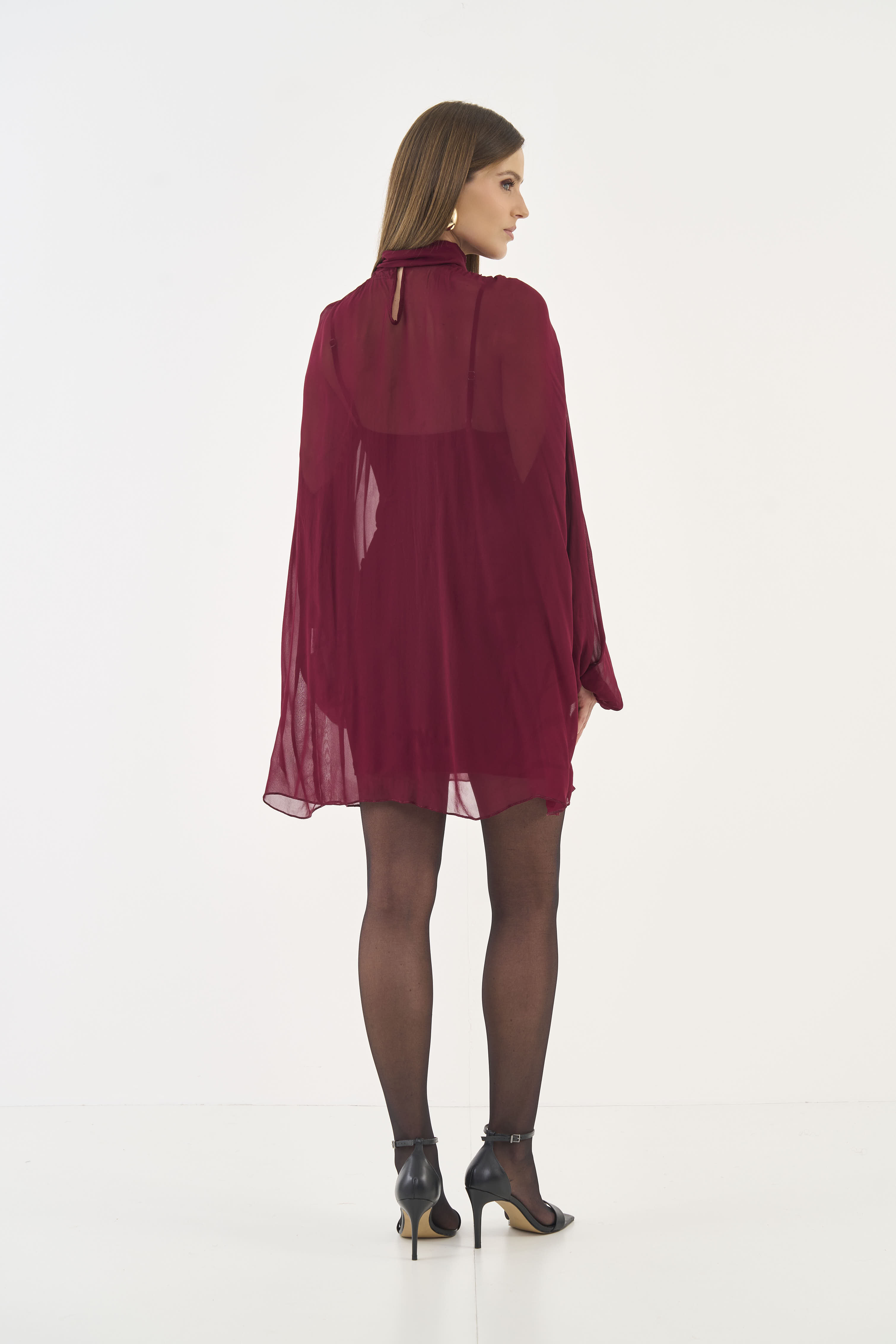 VESTIDO COLCCI P BORDO BLOODSTONE