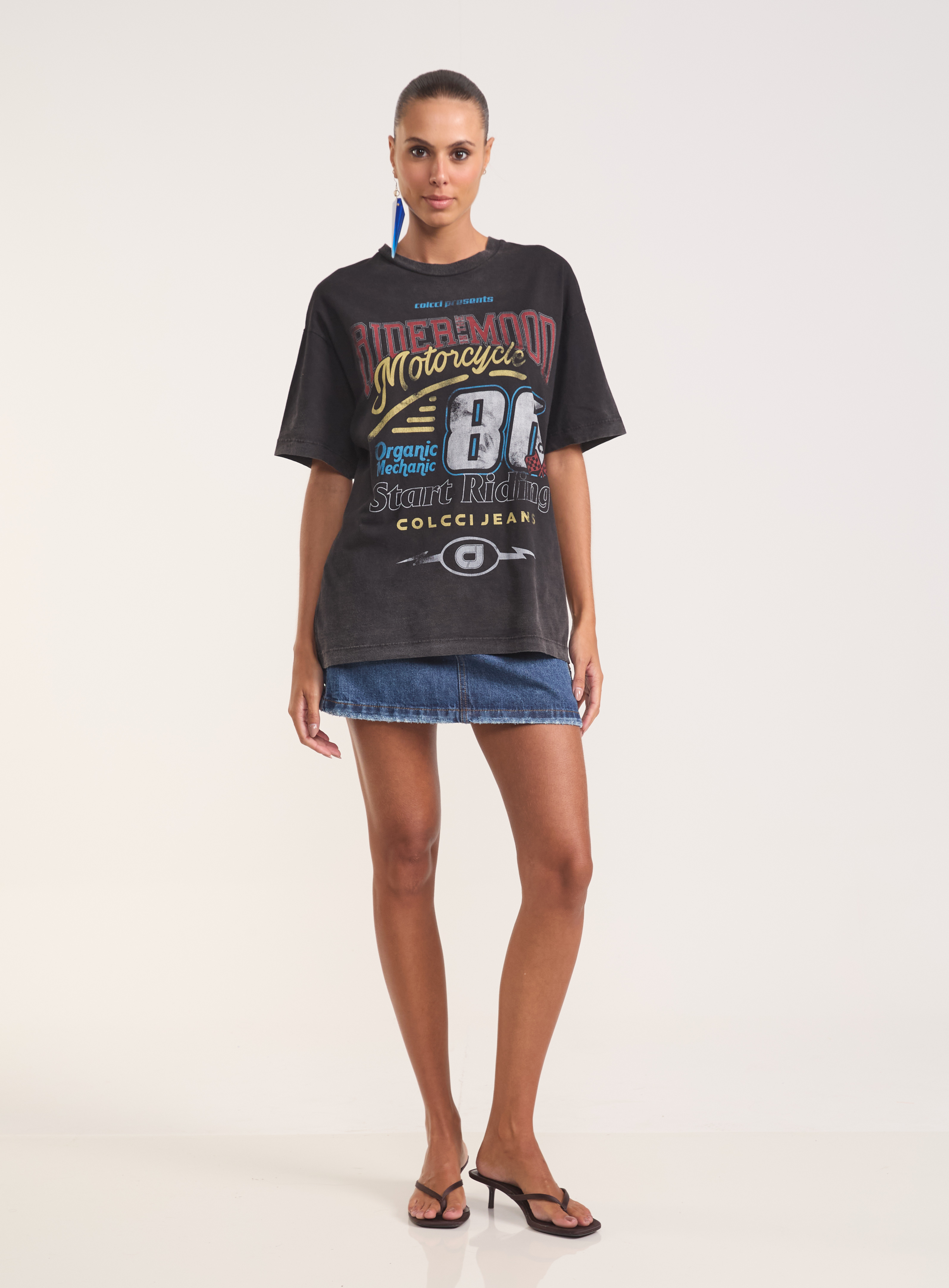 CAMISETA ESTAMPADA M PRETO