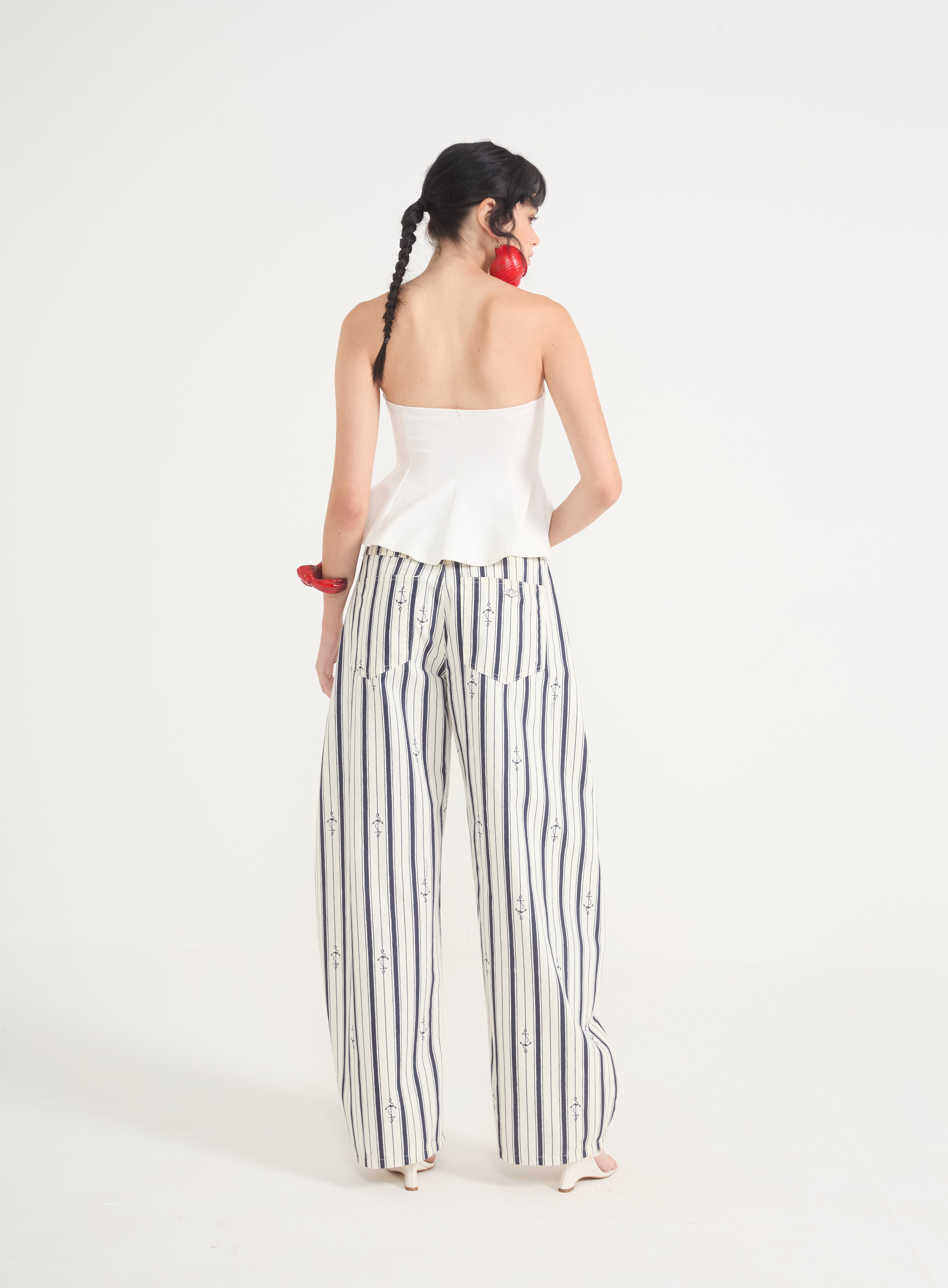 CALÇA SARJA BARRIL 34 NAVY 02