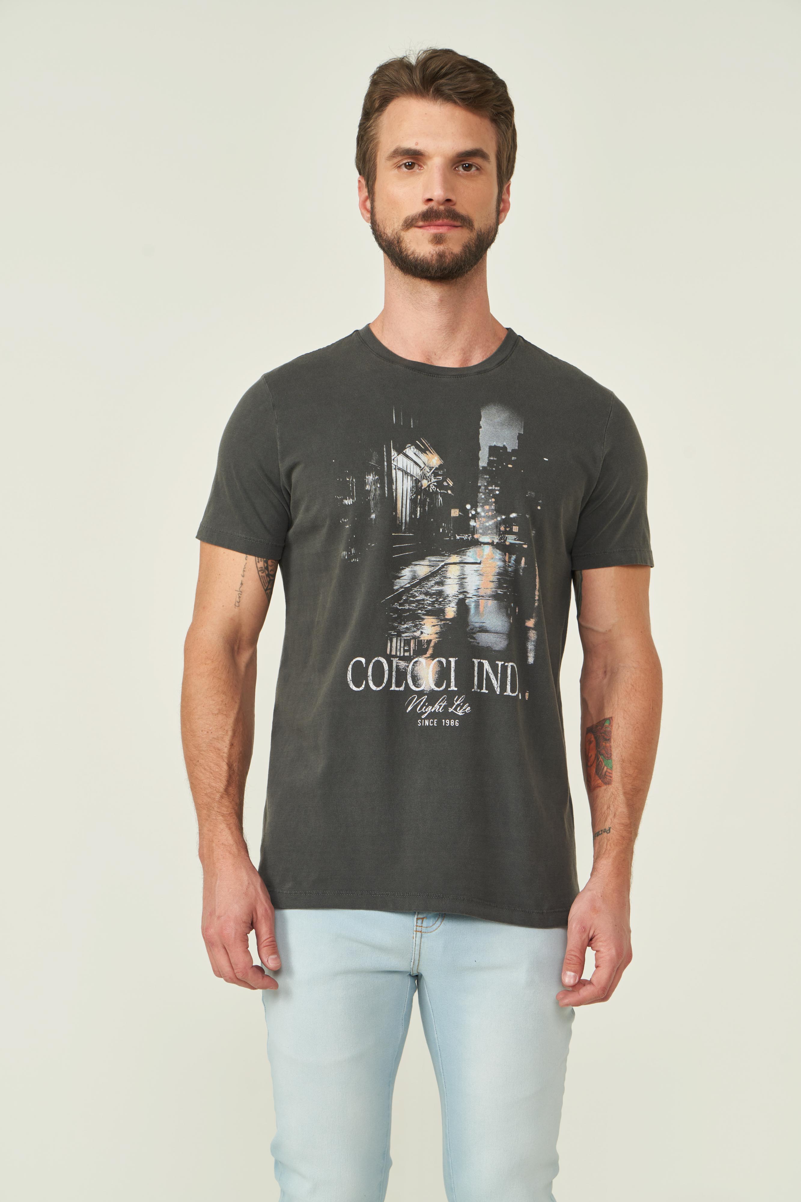 CAMISETA COLCCI G PRETO