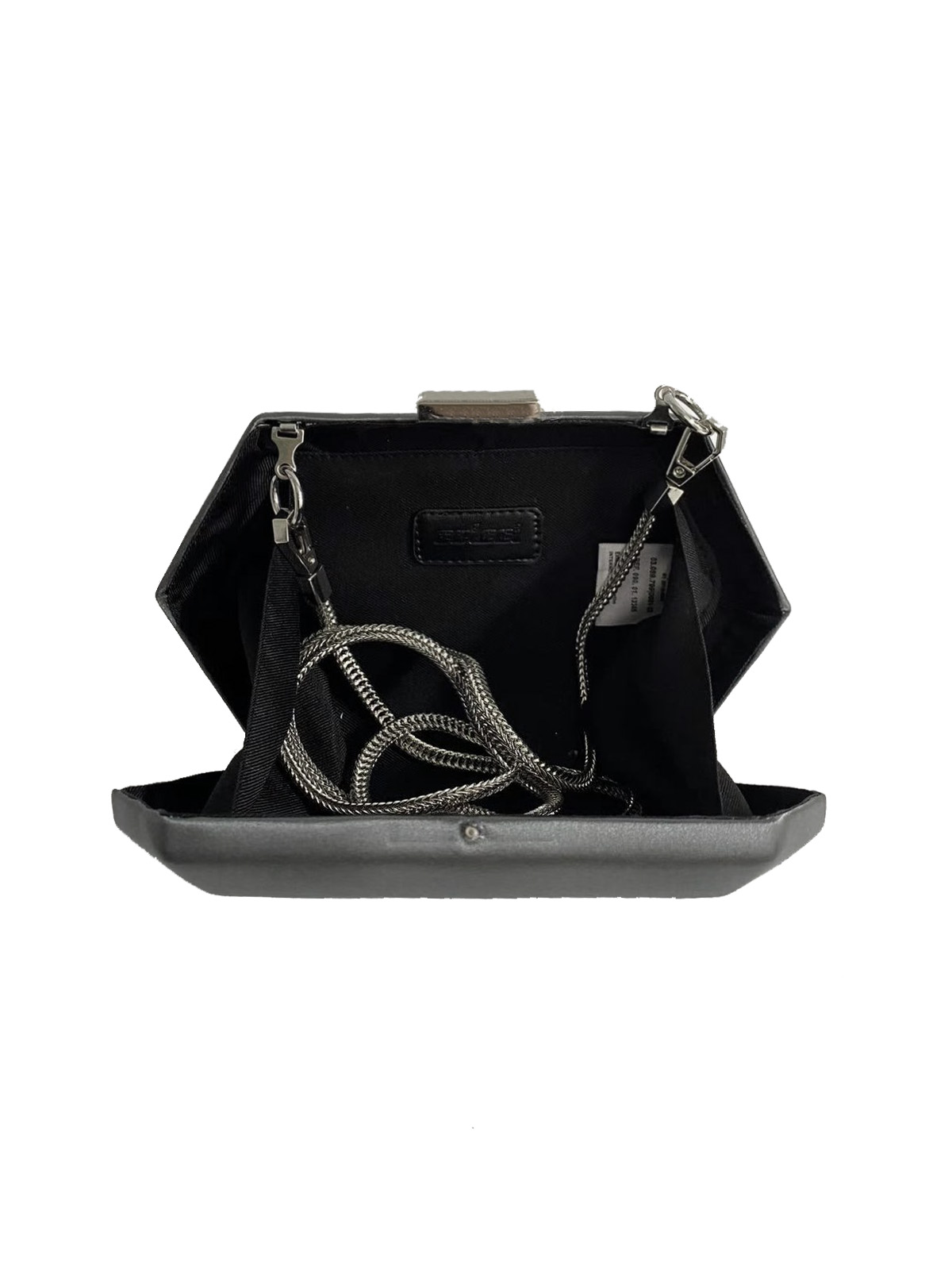 BOLSA COLCCI FEM CLUTCH CETIM U PRATA