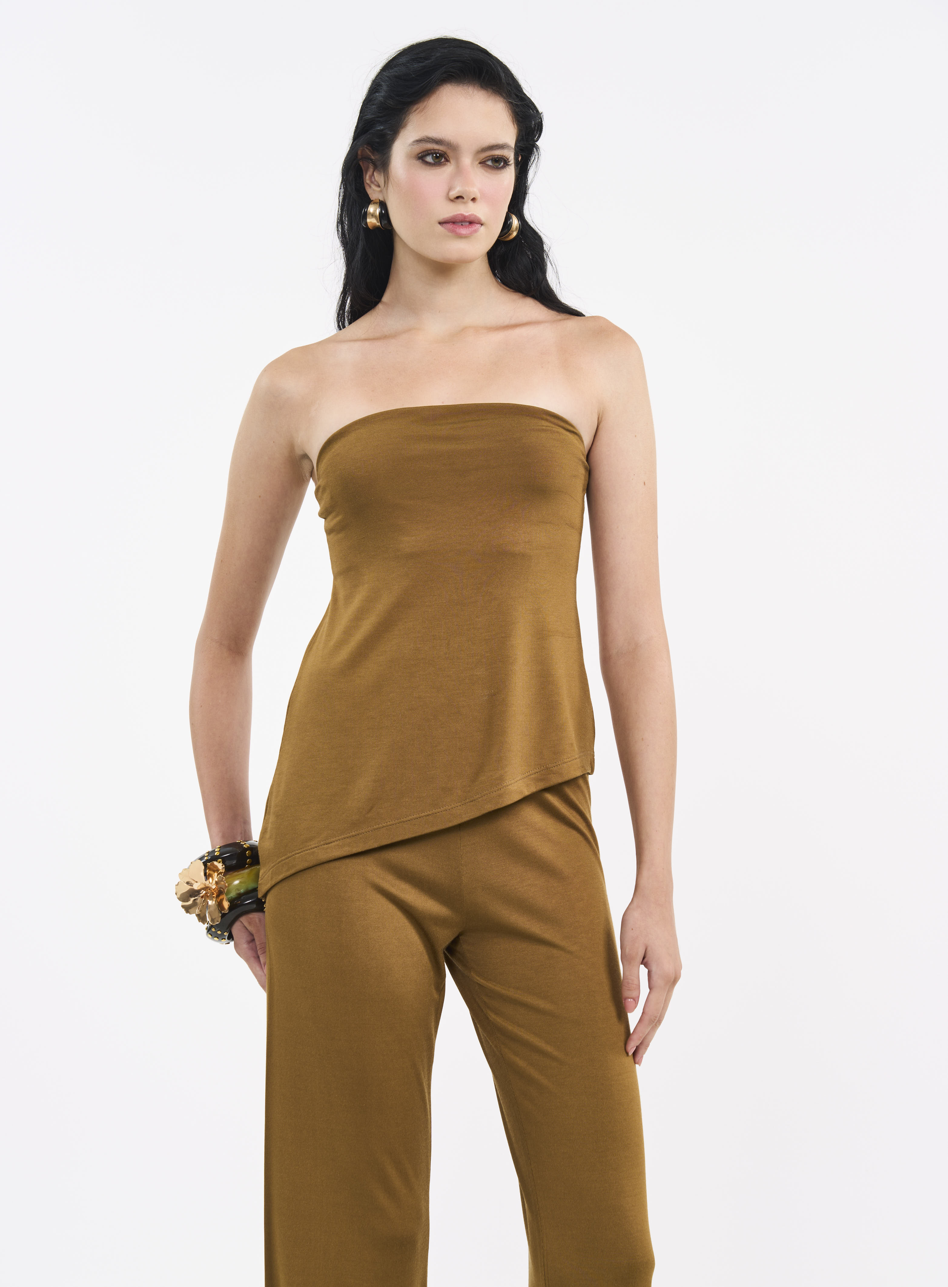 BLUSA COLCCI M MARROM CUMARU
