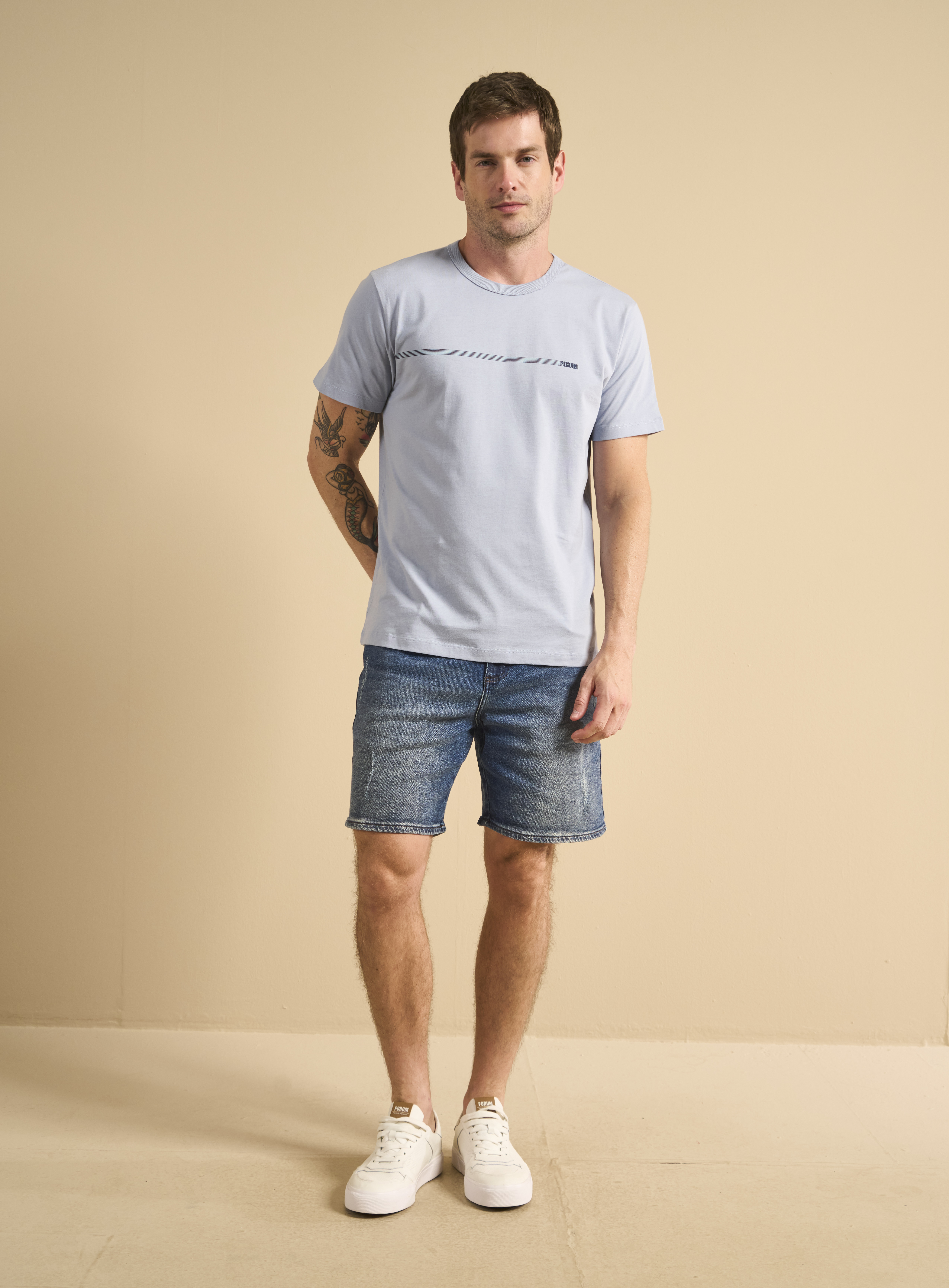 BERMUDA JEANS DOM 42 INDIGO