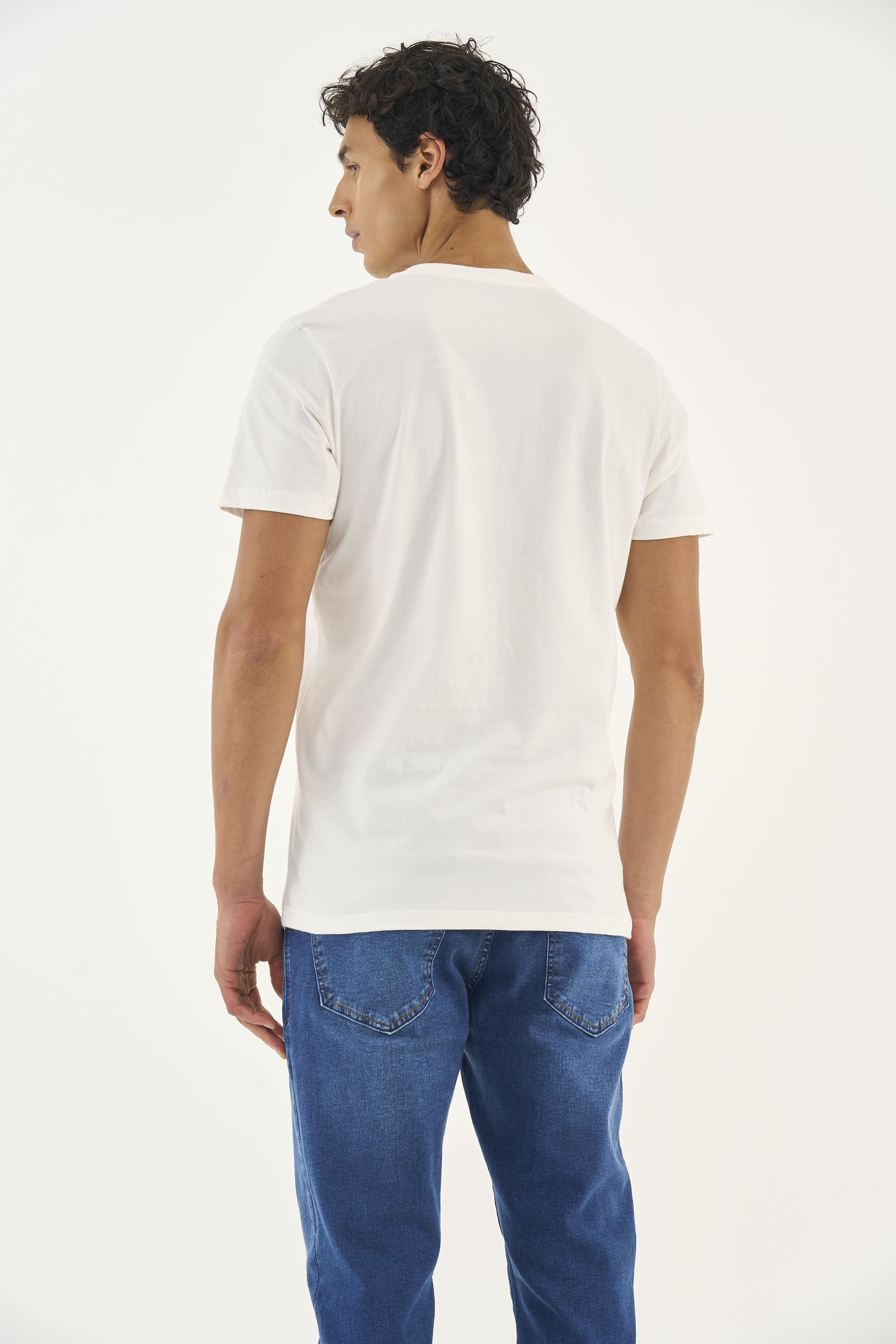 CAMISETA ESTAMPADA GG MARROM ROCCIA