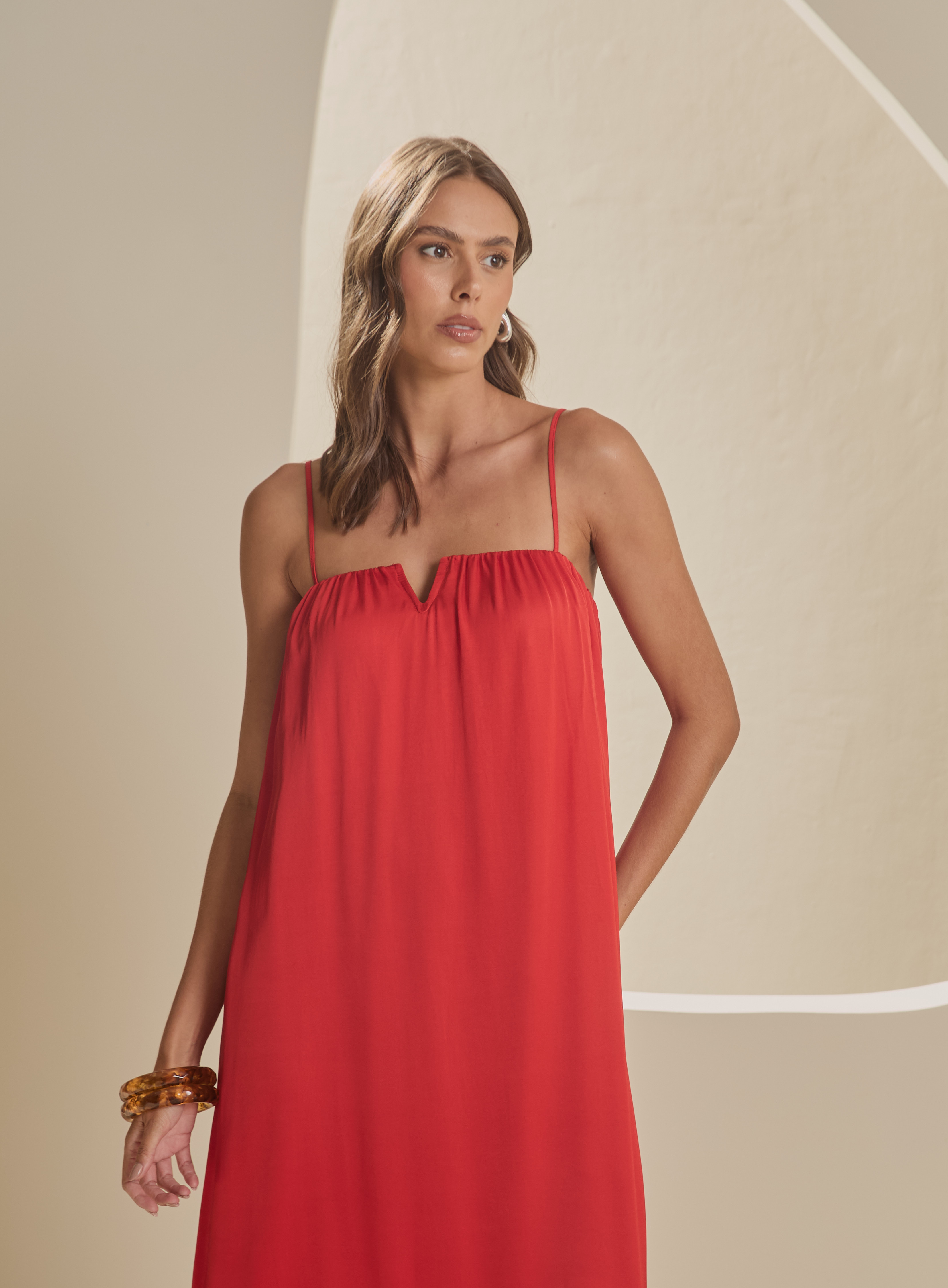 VESTIDO FORUM G VERMELHO SPARKL