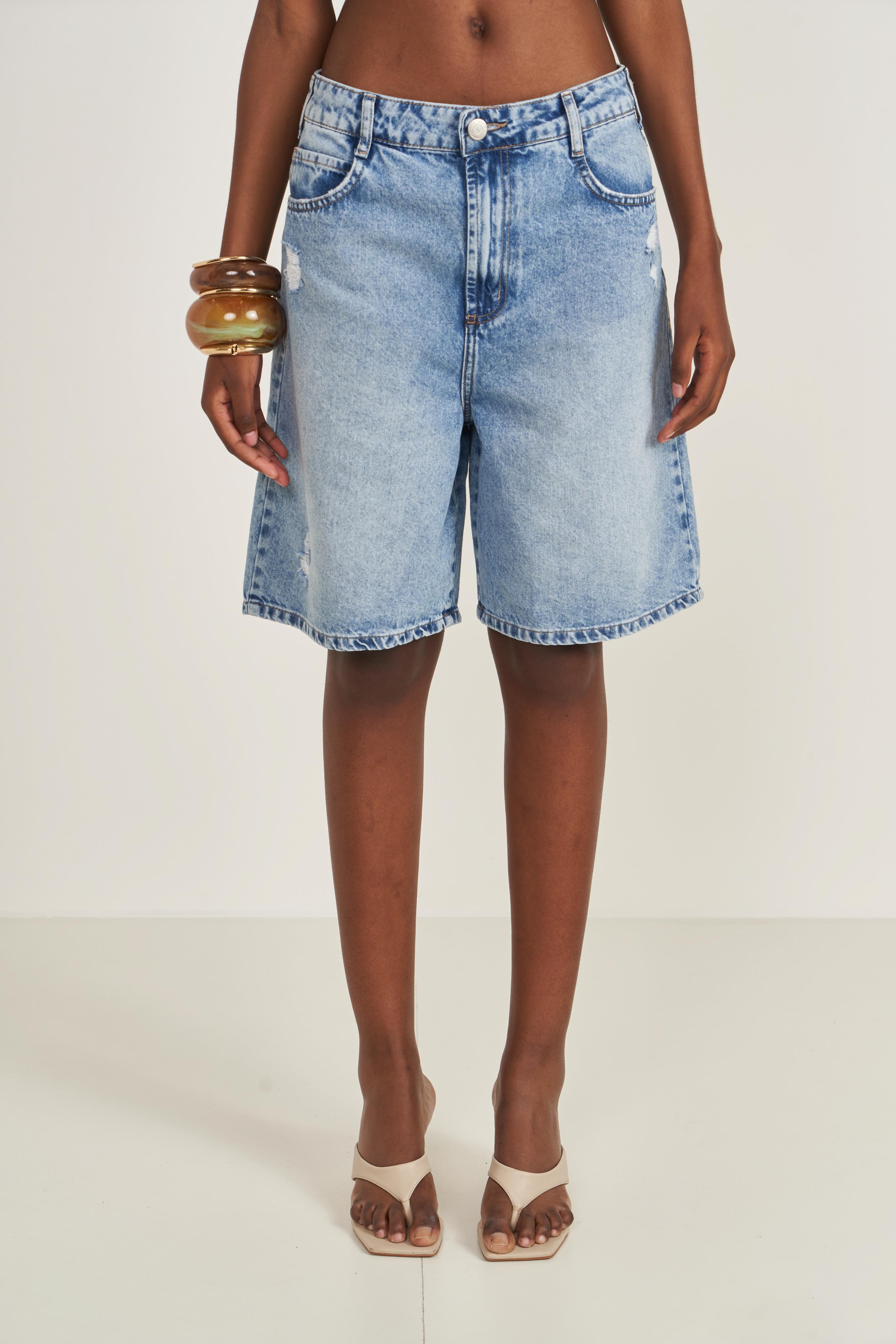 BERMUDA JEANS GIGI 38 INDIGO