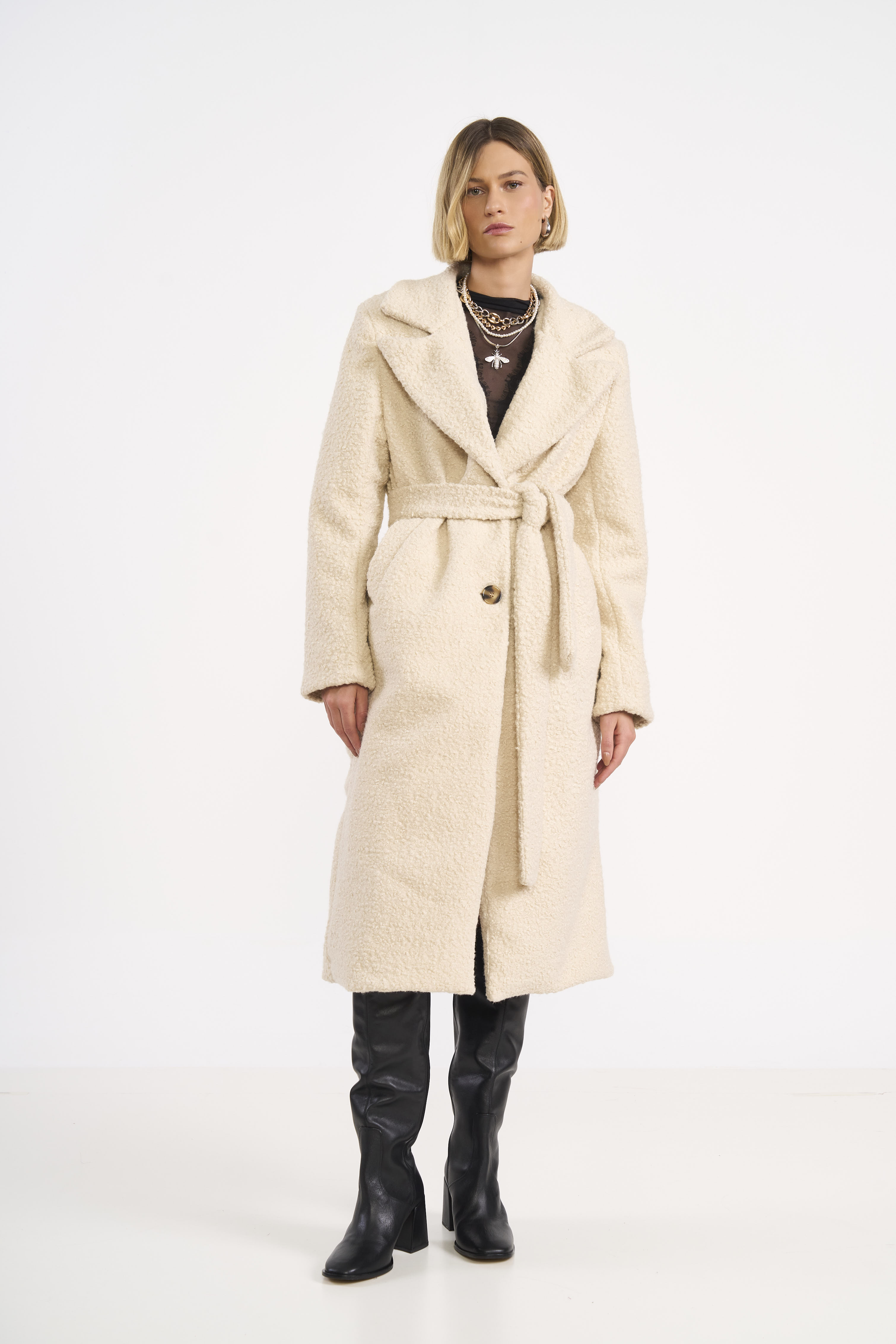 CASACO COLCCI P BEGE TAUPE