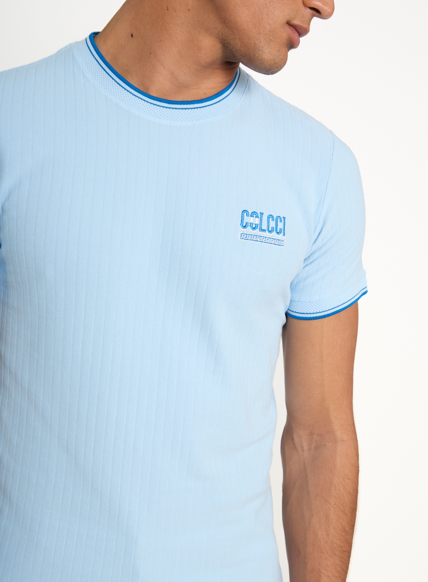 CAMISETA COLCCI G AZUL ELÚREO