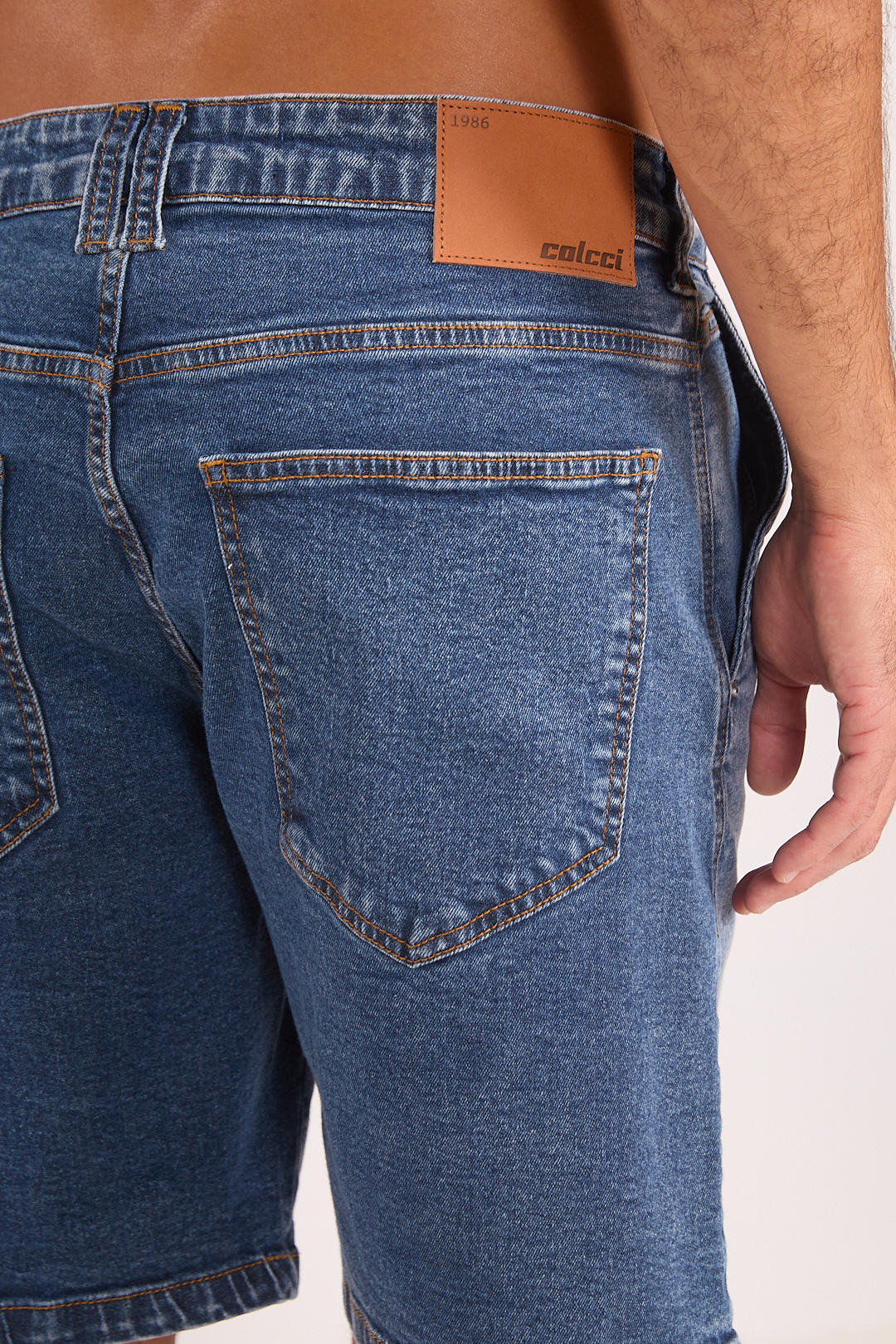 BERMUDA JEANS NEW DAVI 38 INDIGO