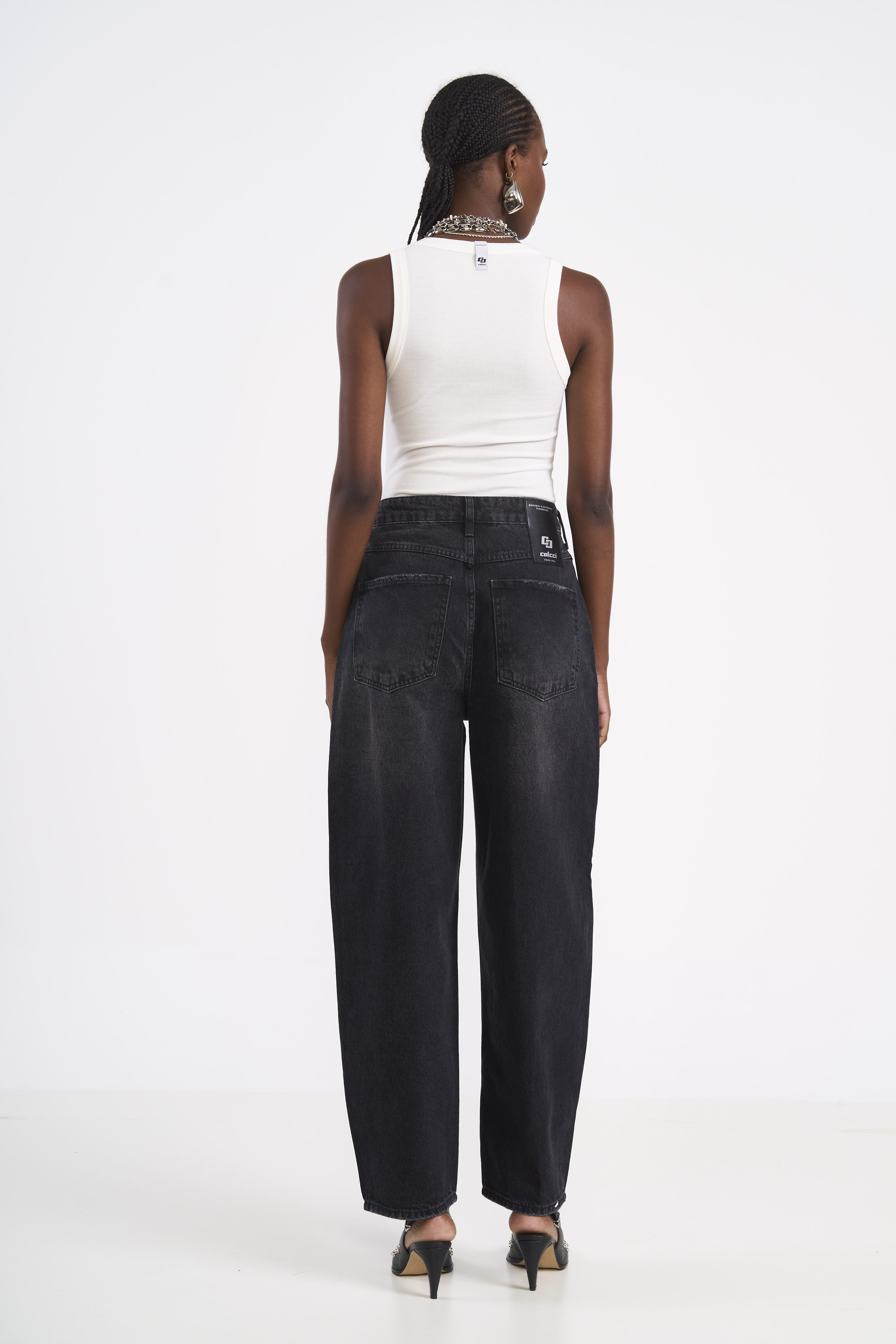 CALÇA JEANS JOANA BARRIL 34 IND.PRETO