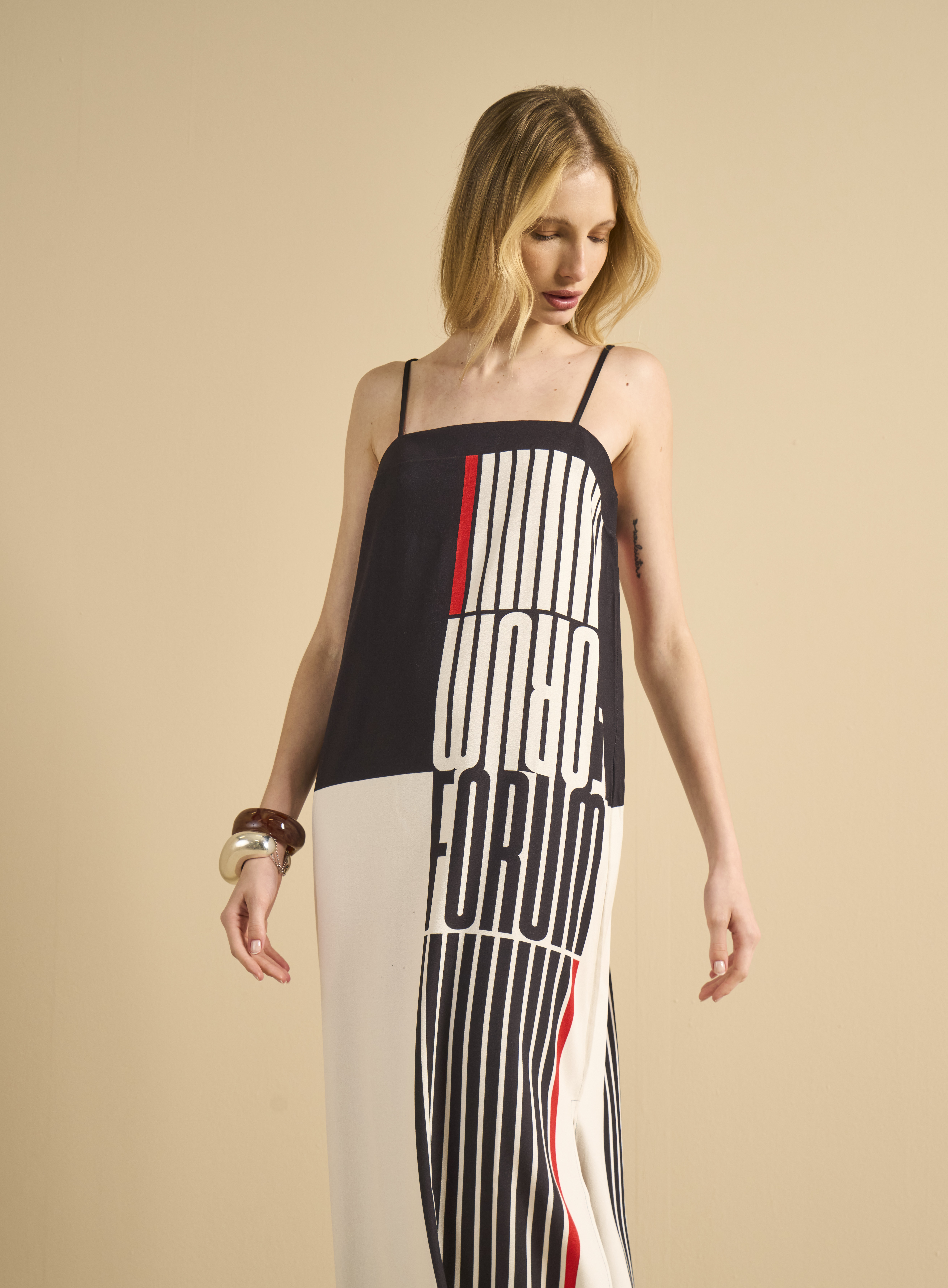 VESTIDO ESTAMPADO P LENCO FORUM