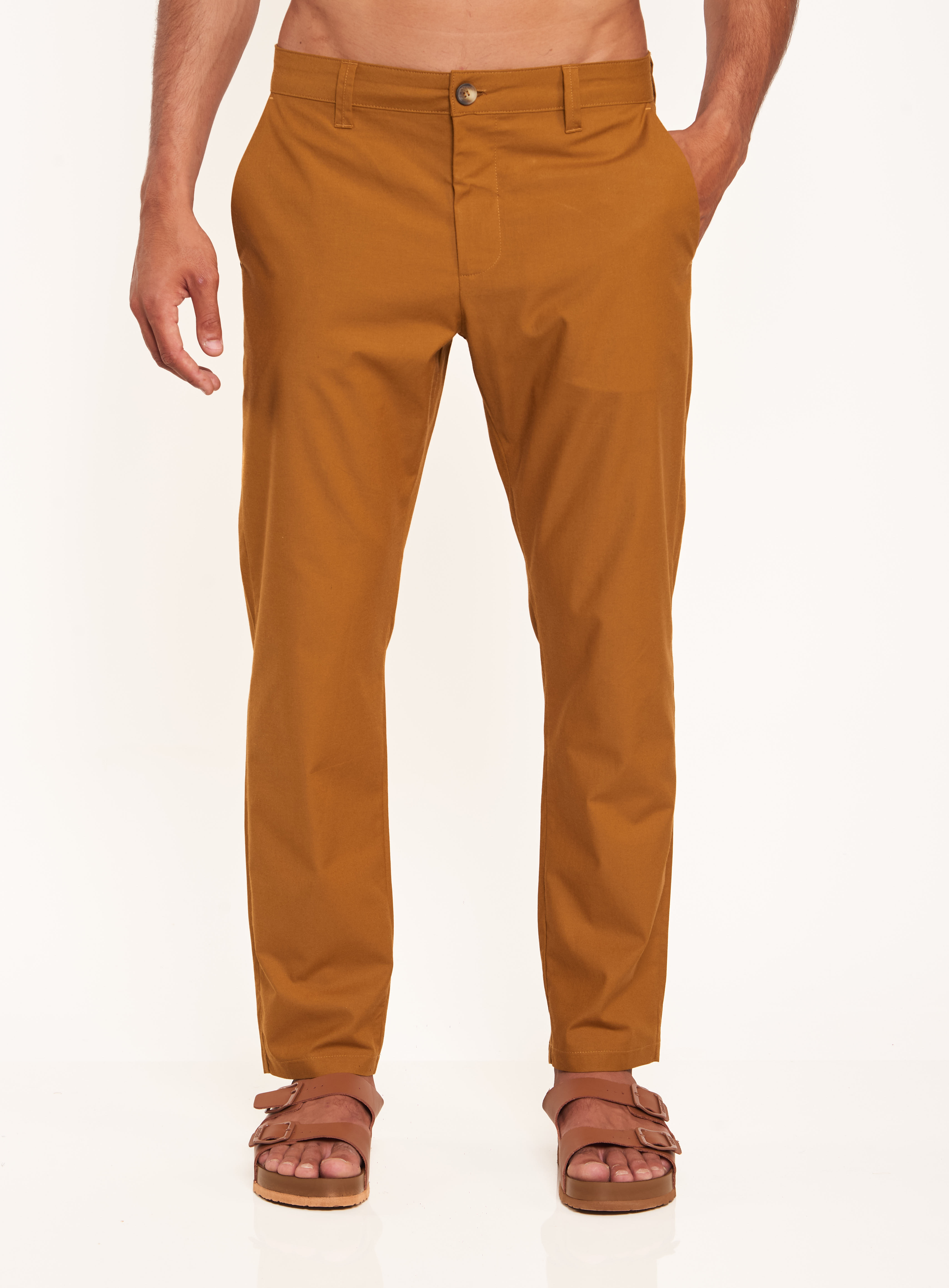 CALÇA COLCCI GG MARROM CRIVO
