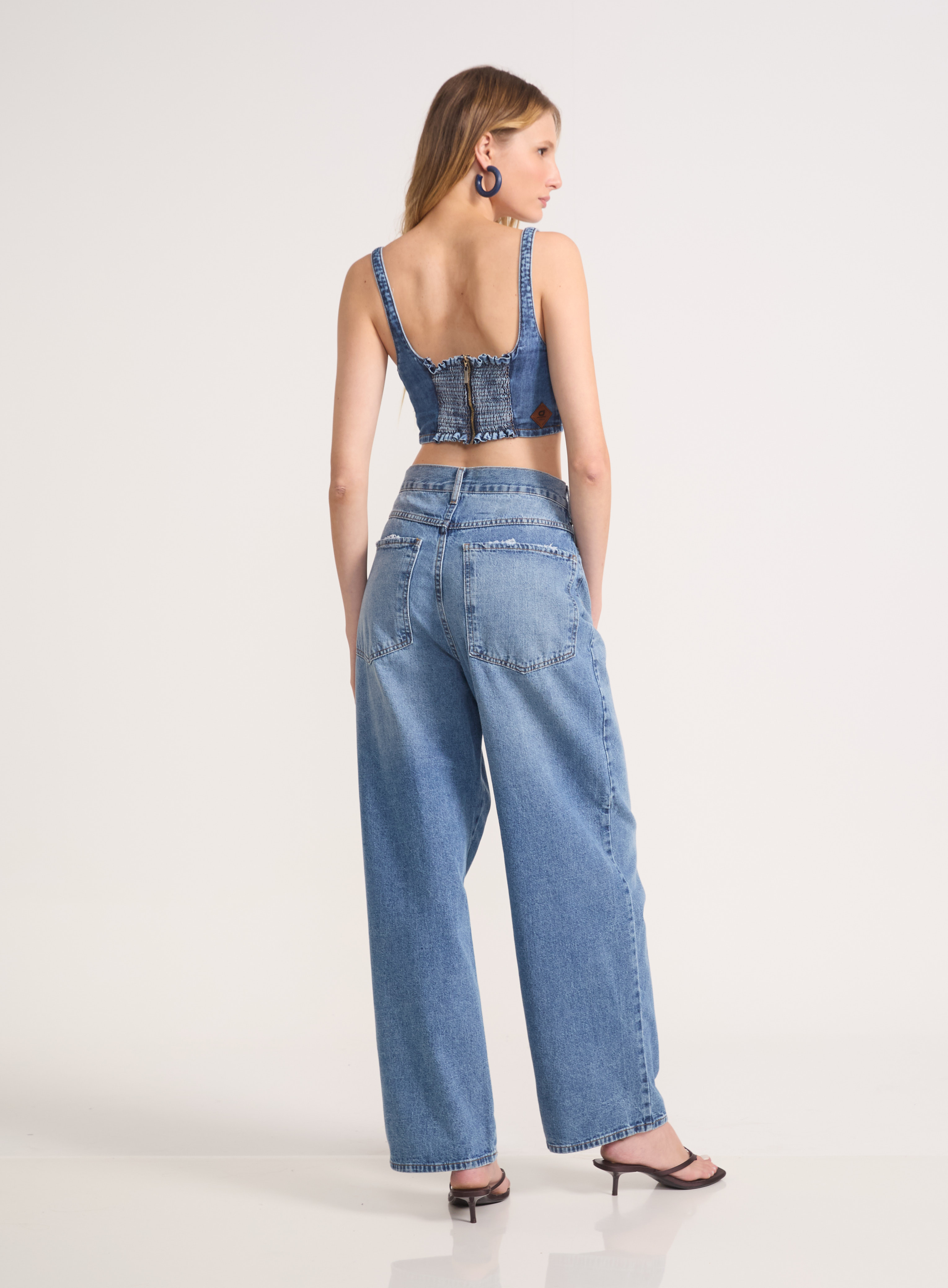 TOP JEANS M INDIGO