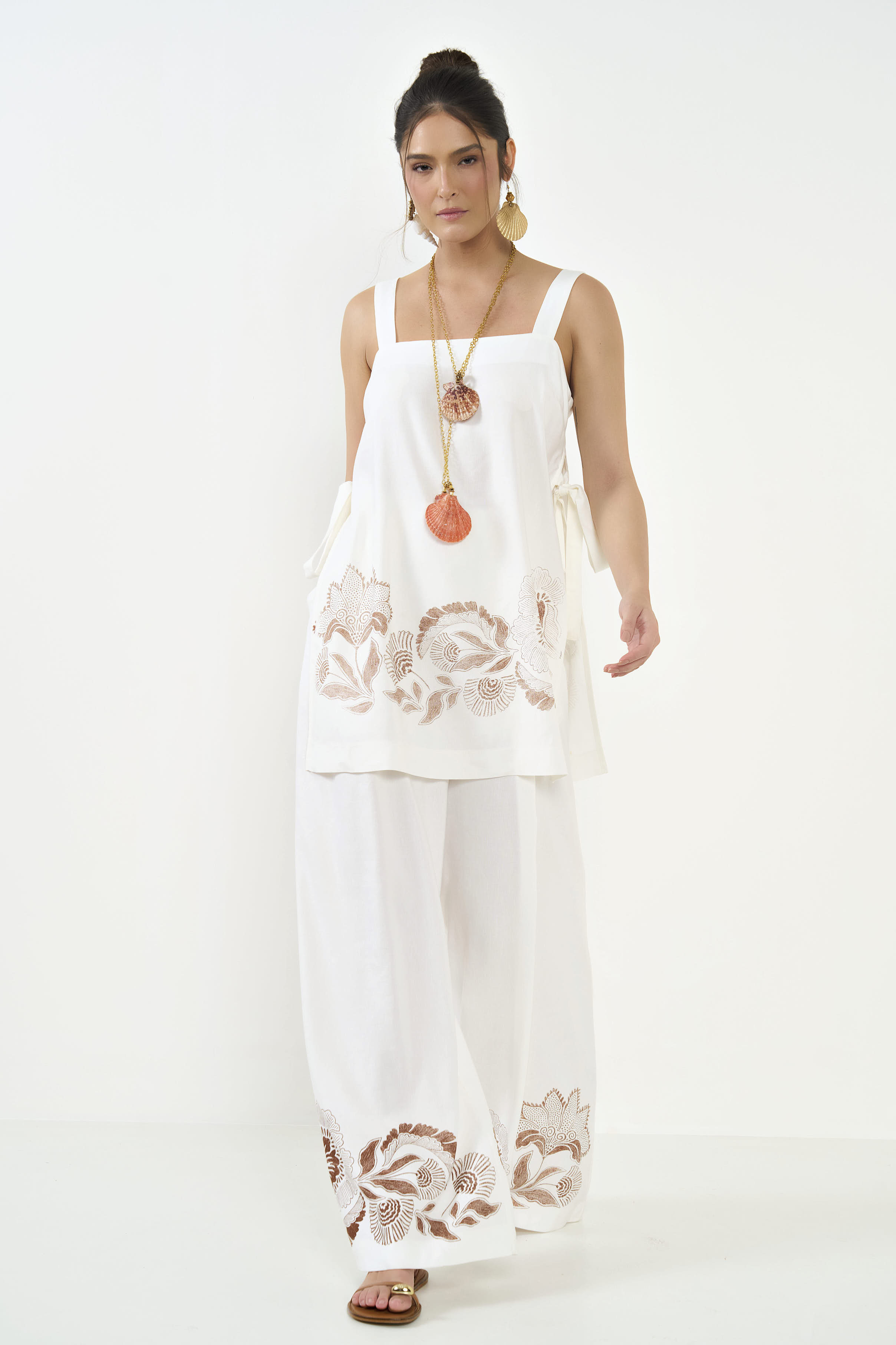 BLUSA LINHO P OFF SHELL