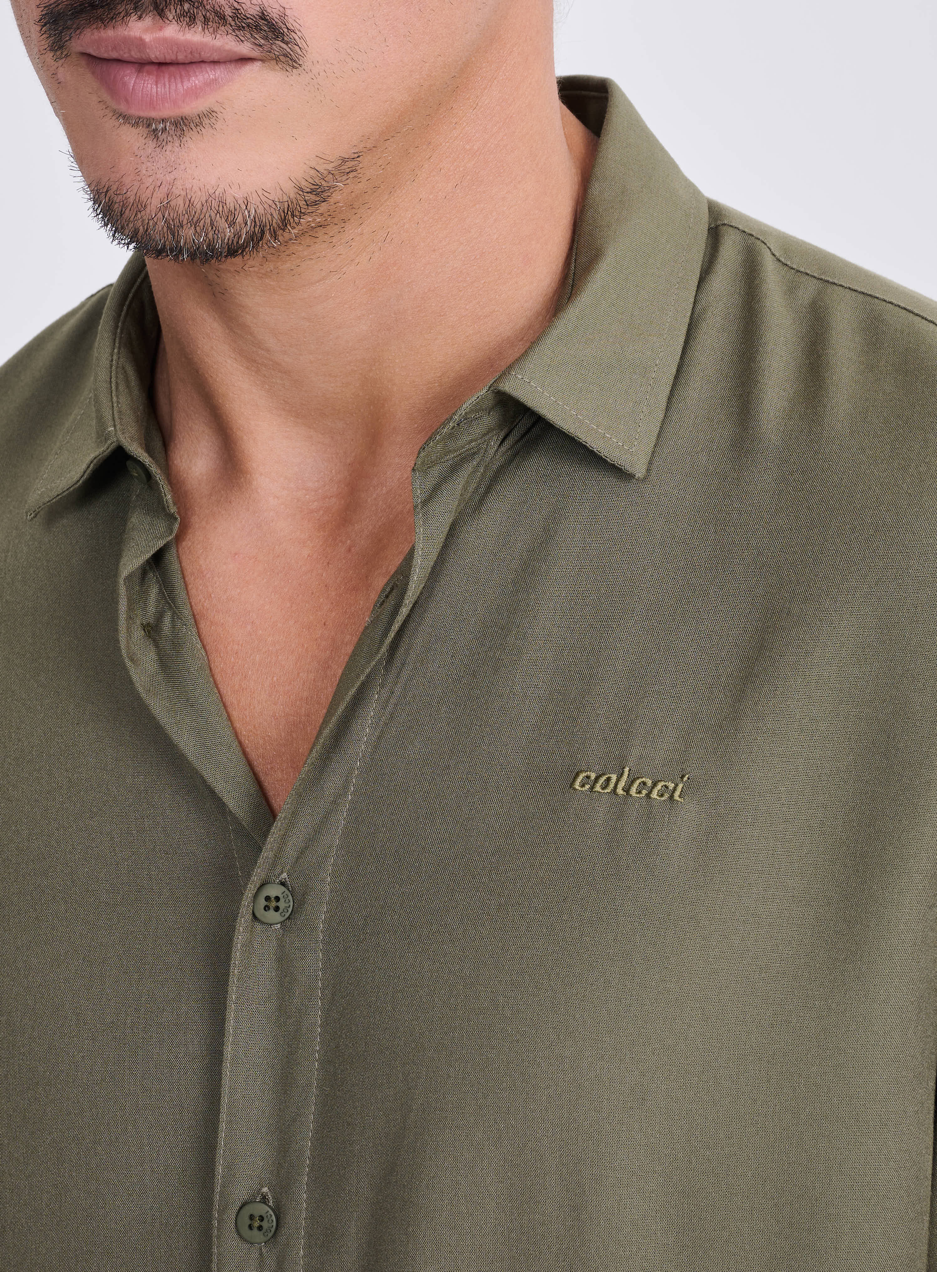 CAMISA RELAX M BEGE WOOL