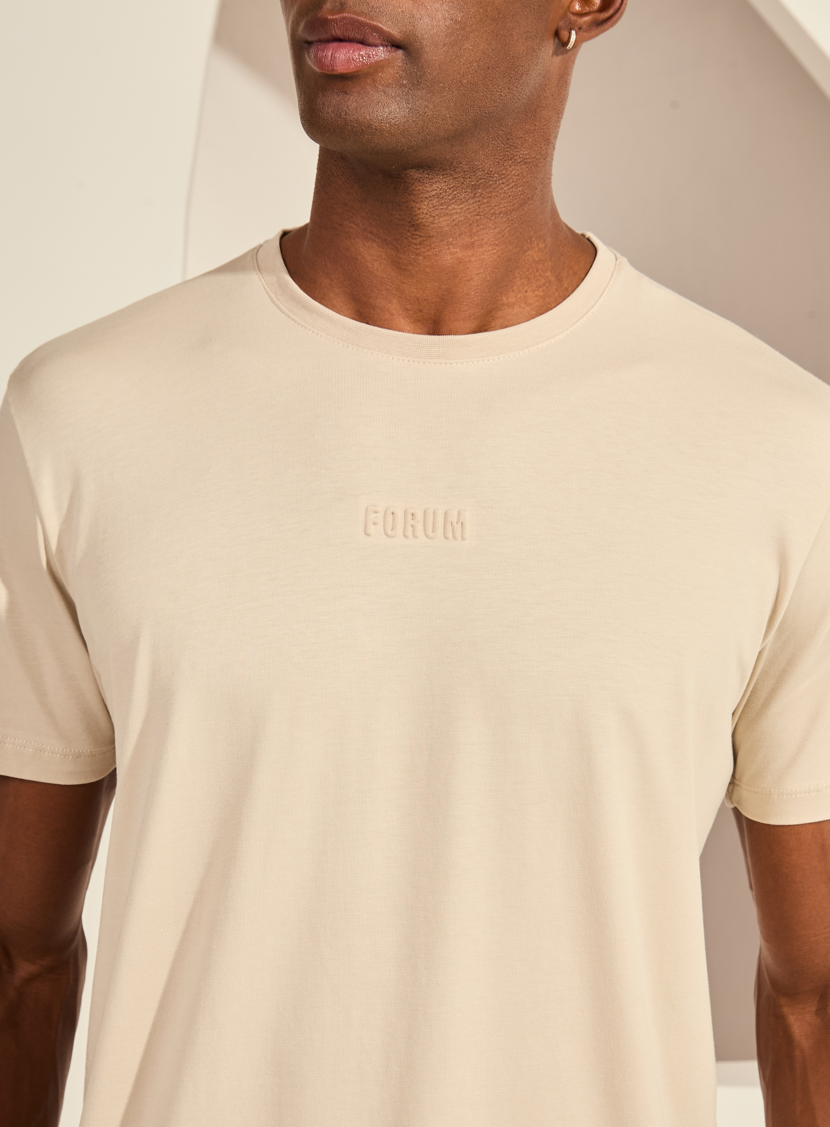 CAMISETA FORUM G BEGE ESQUILO