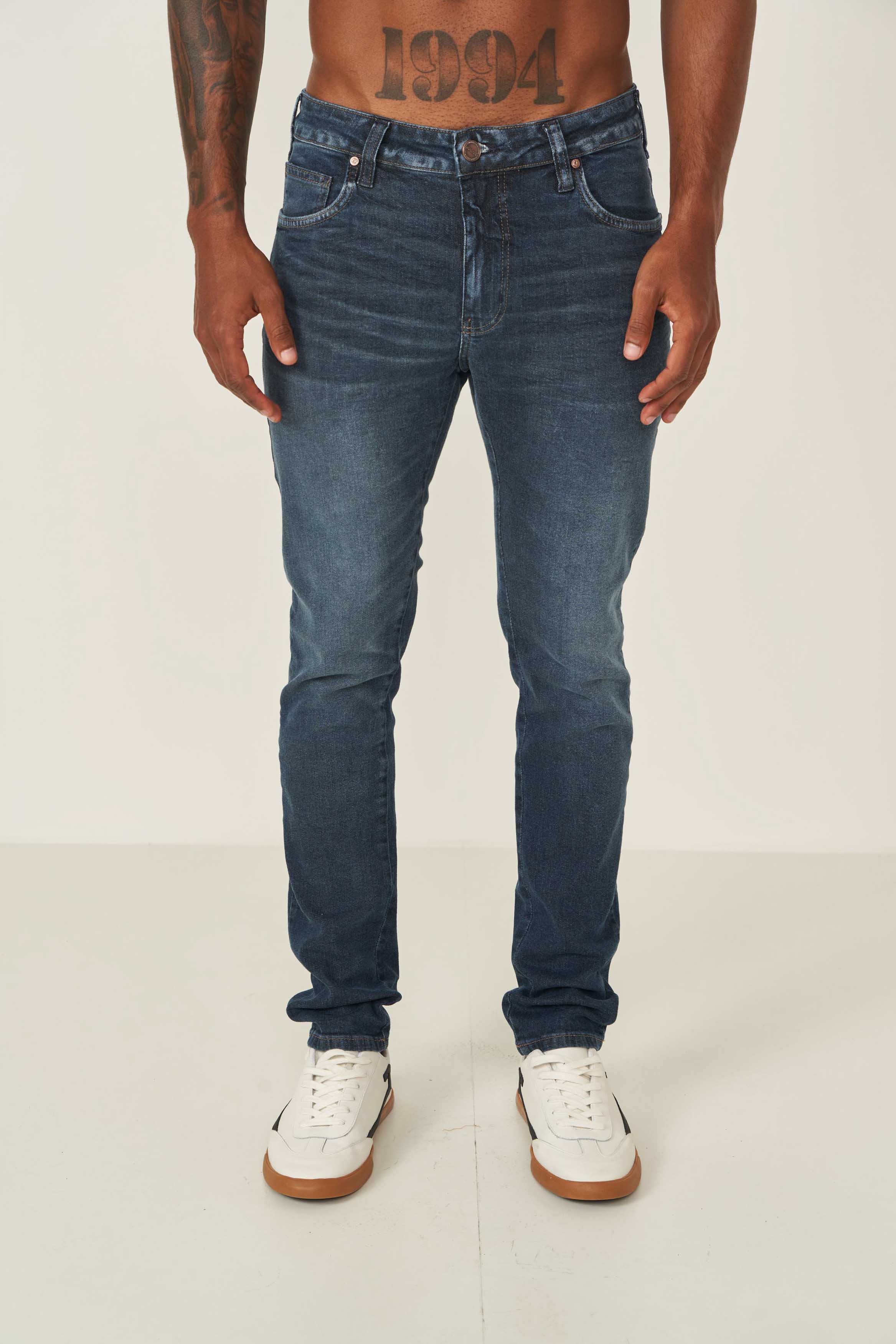 CALÇA JEANS FELIPE 40 INDIGO