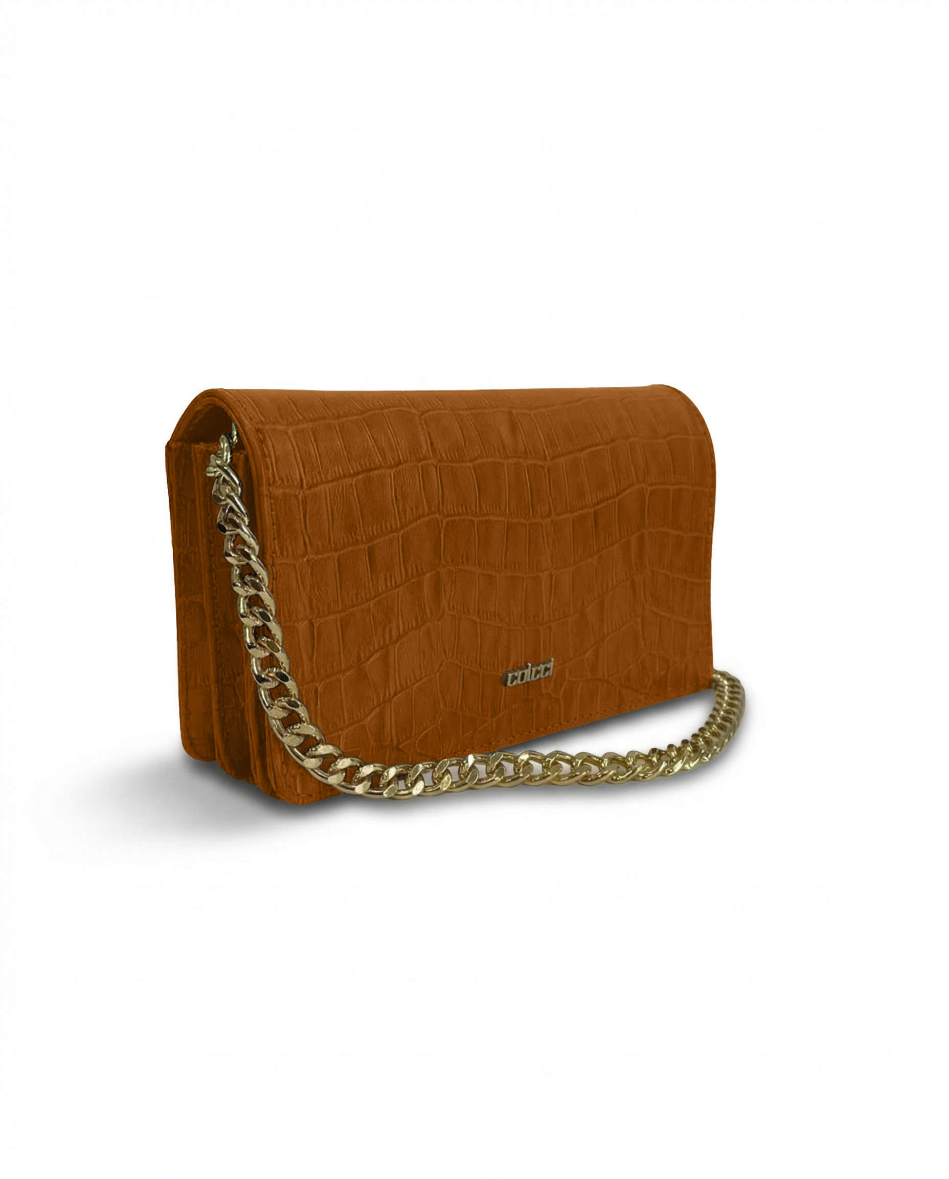 BOLSA COLCCI CROSSBODY COURO U MARROM DROME