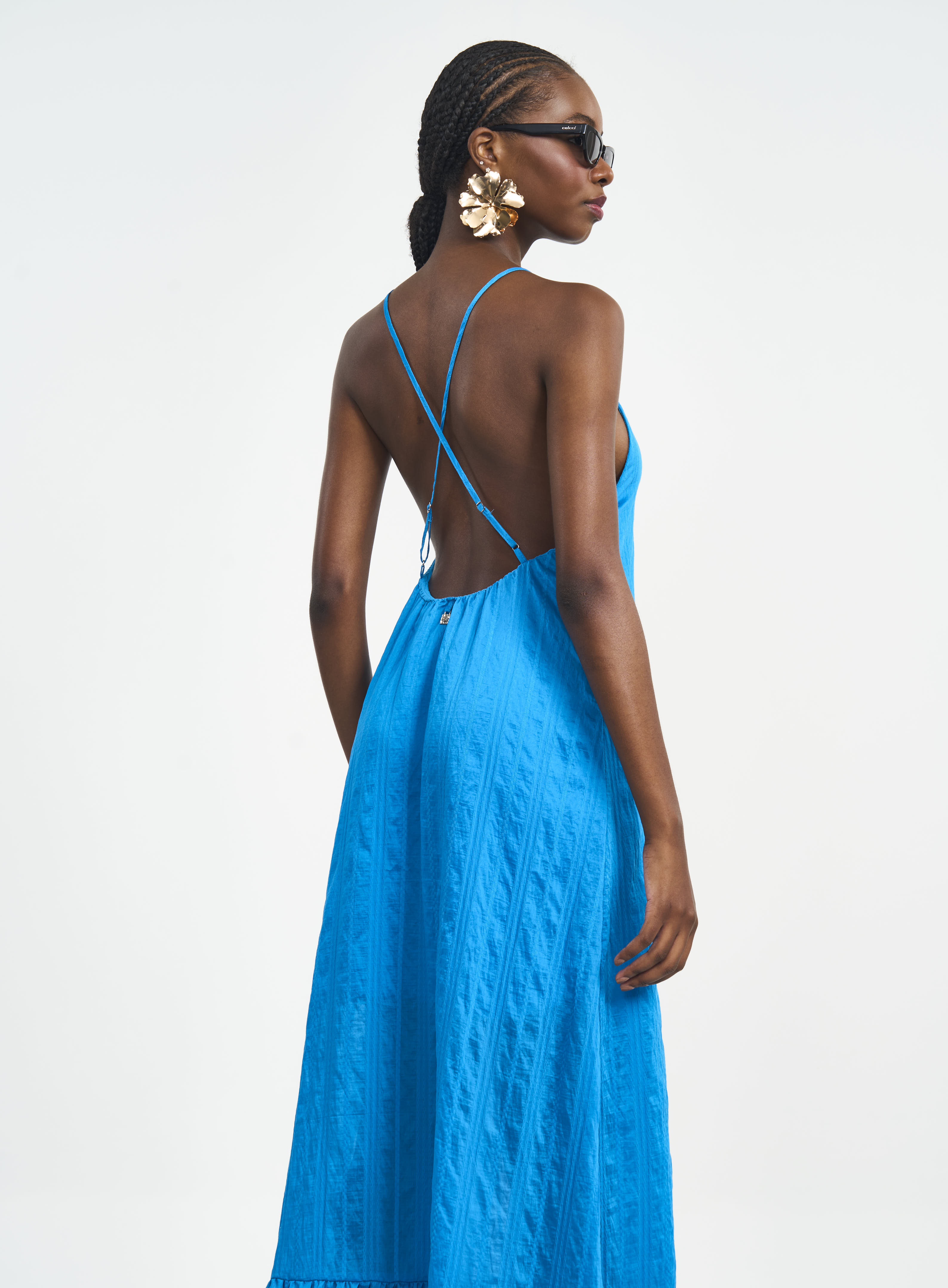 VESTIDO COLCCI P AZUL BALTIMORE