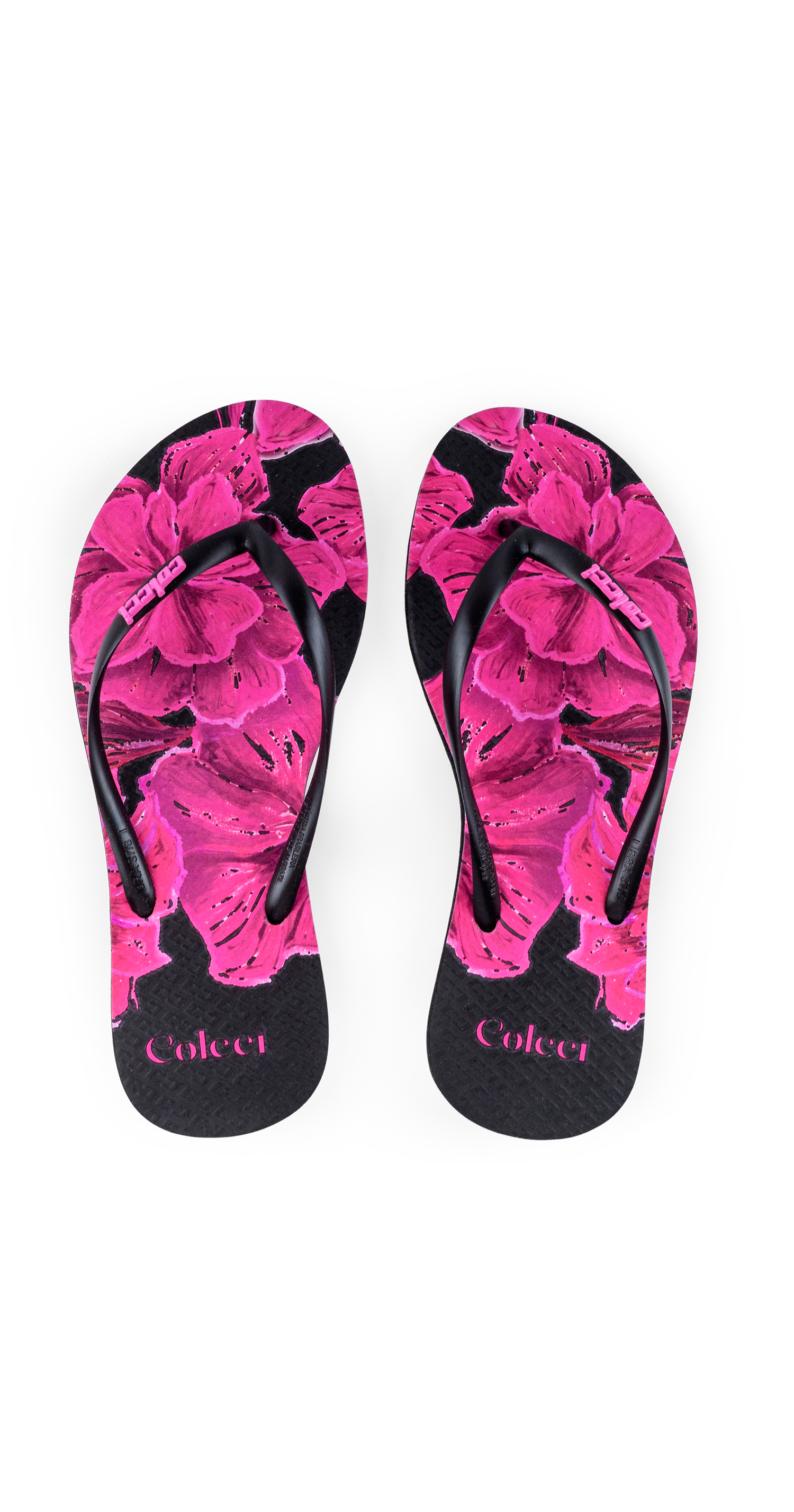 CHINELO FEMININO FLORATA 33-34 PRETO