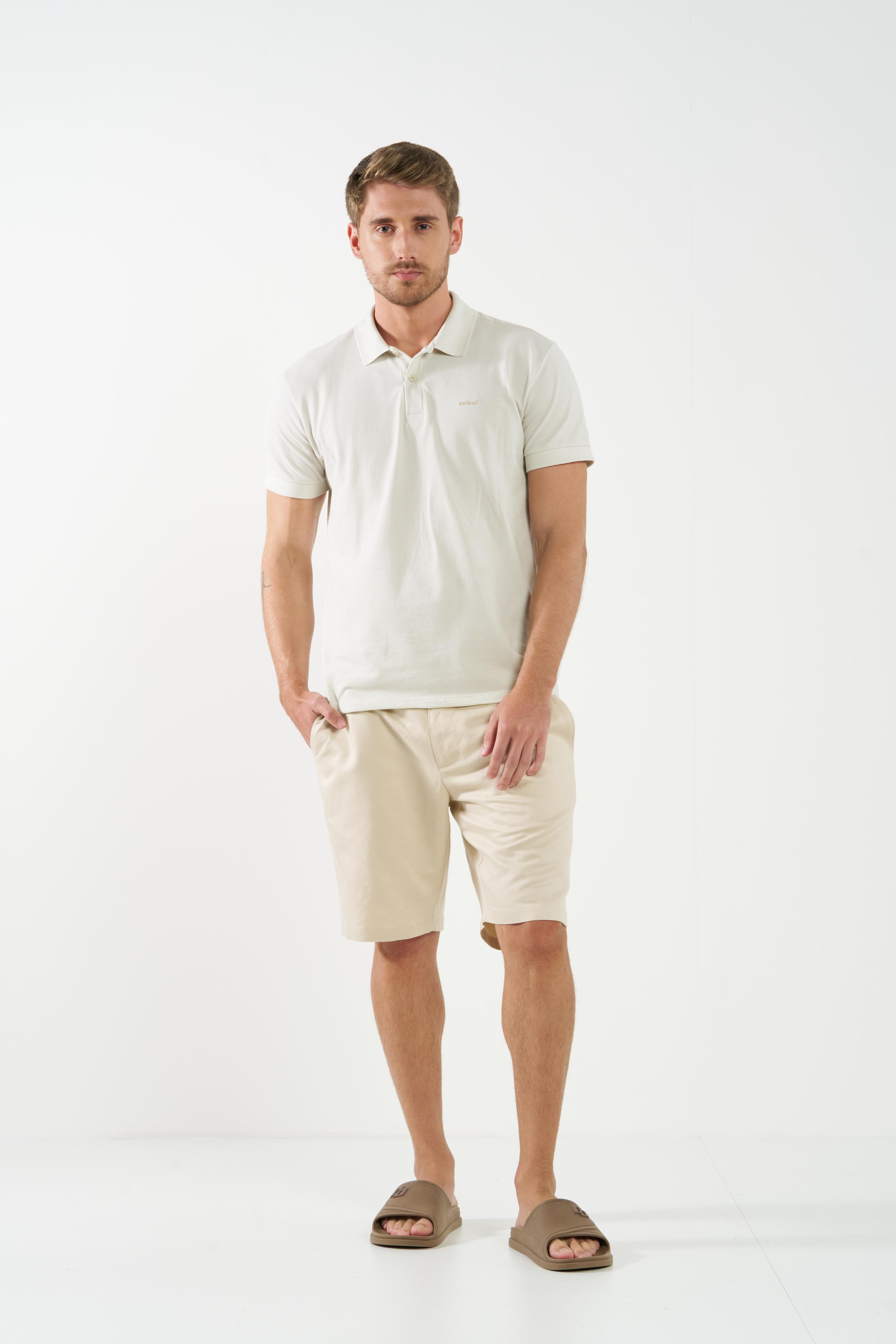 BERMUDA LINHO G BEGE TAUPE