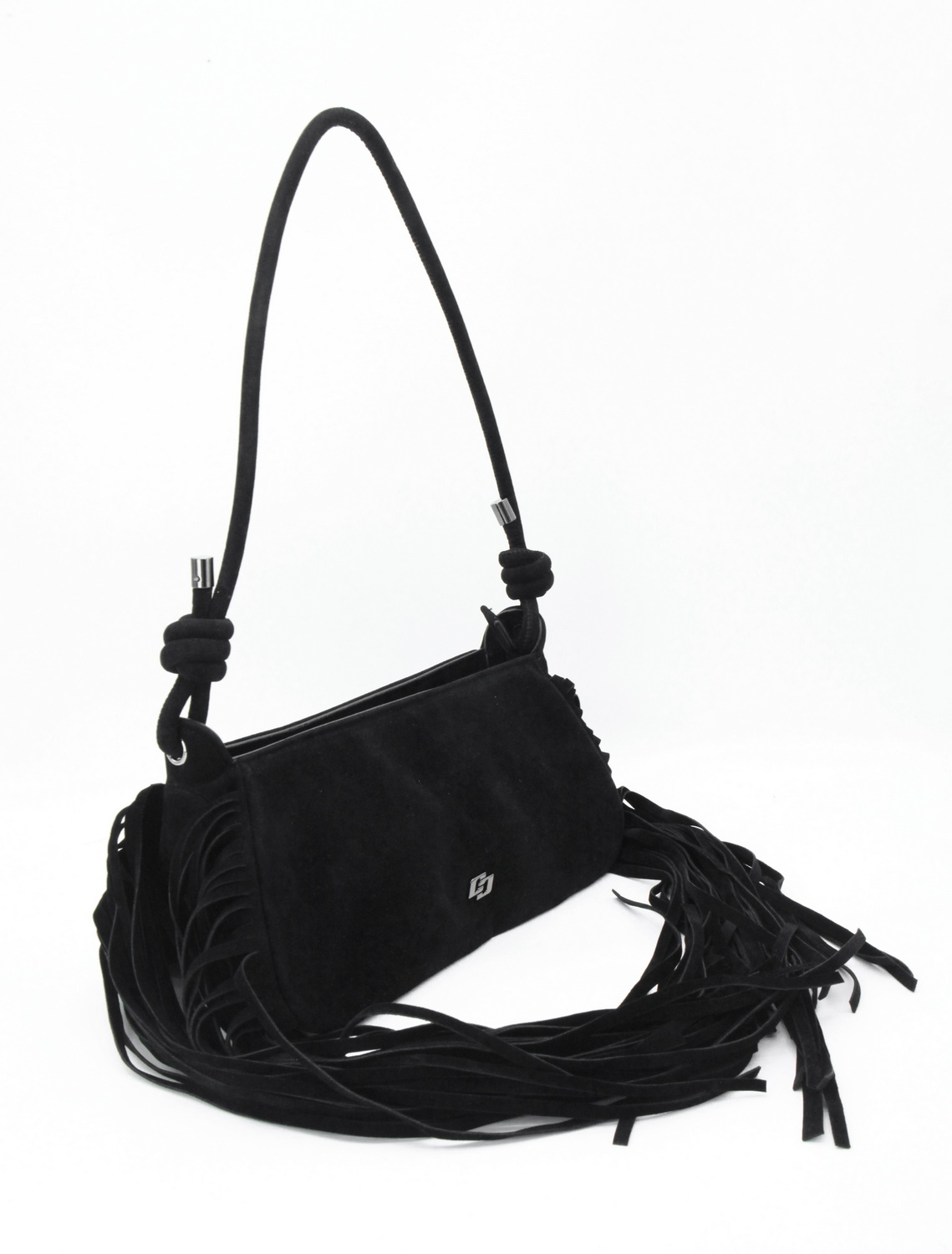 BOLSA COLCCI FEM SHOULDER FRANJA U CARAMELO