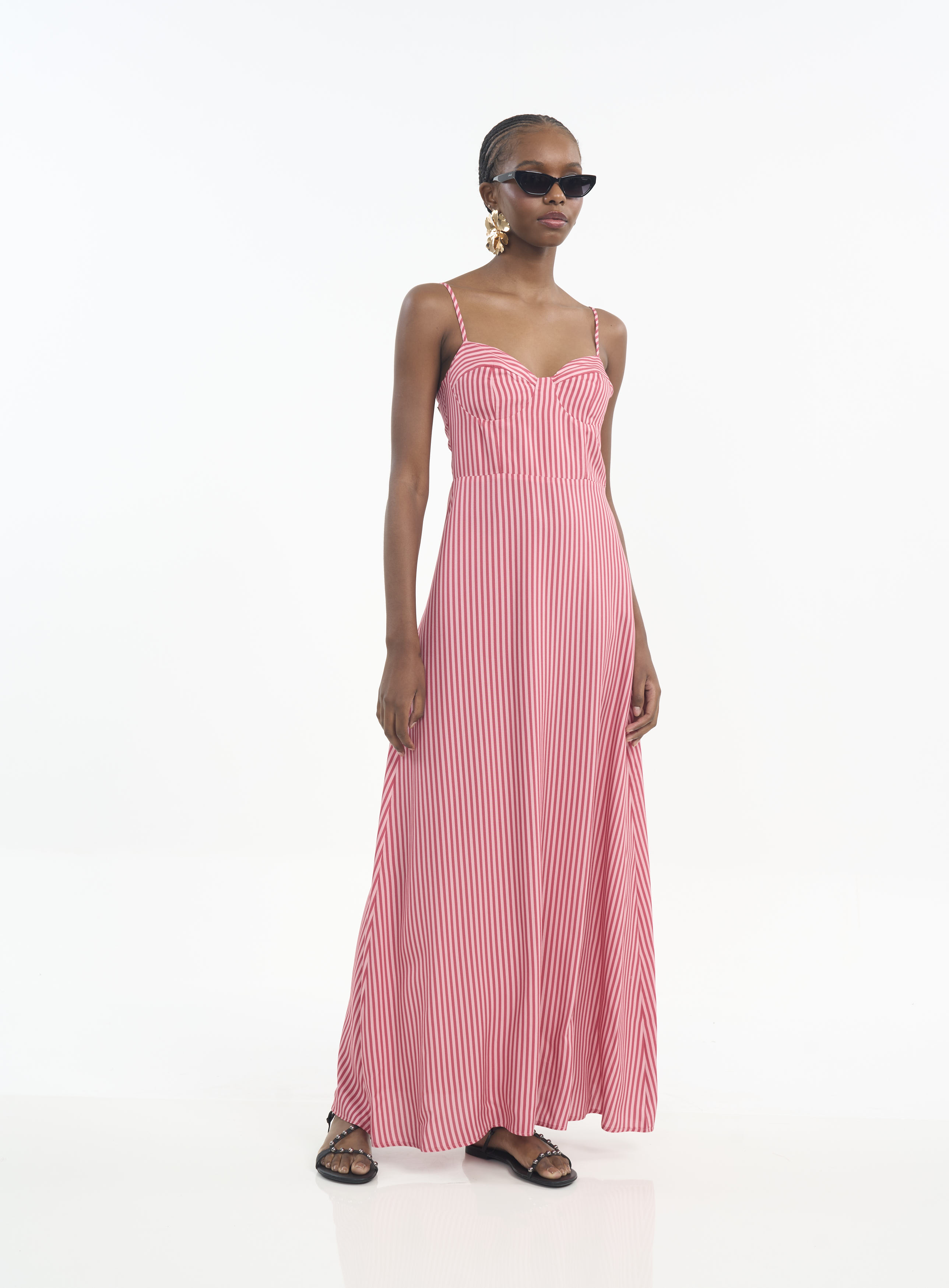 VESTIDO LISTRADO P LISTRADO PINK