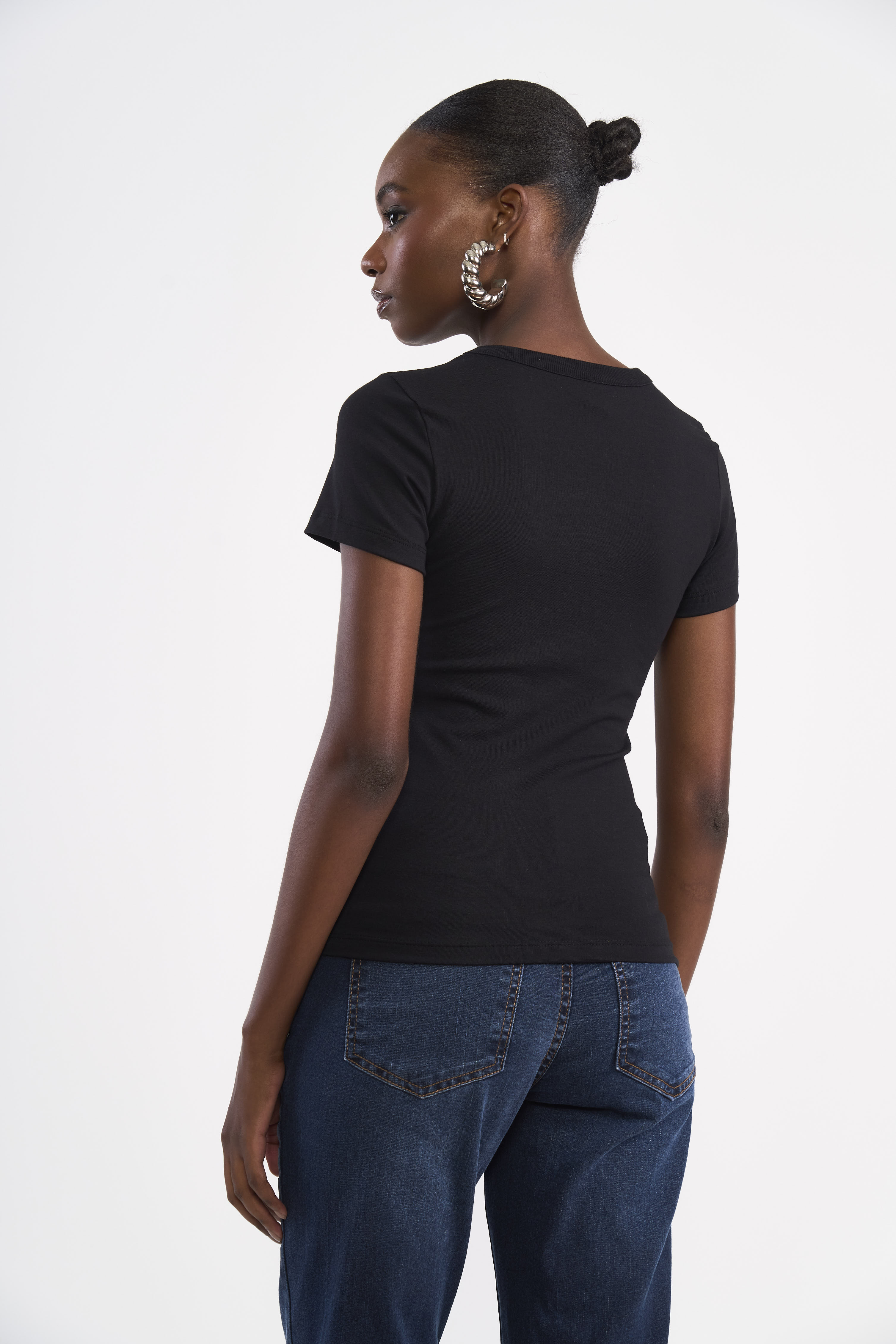 CAMISETA ESTAMPADA M PRETO