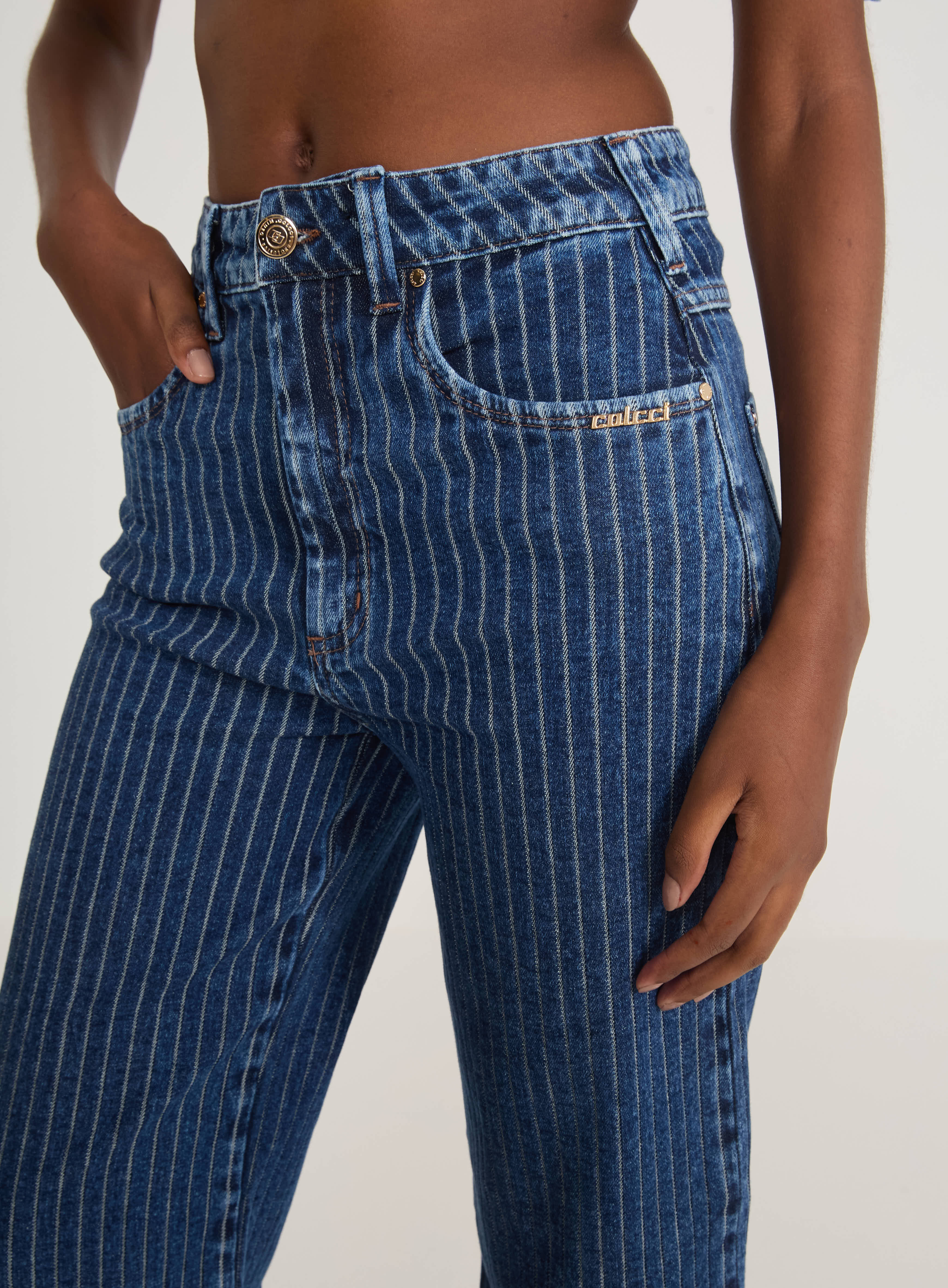 CALÇA JEANS JULIETTE STRECH 44 INDIGO