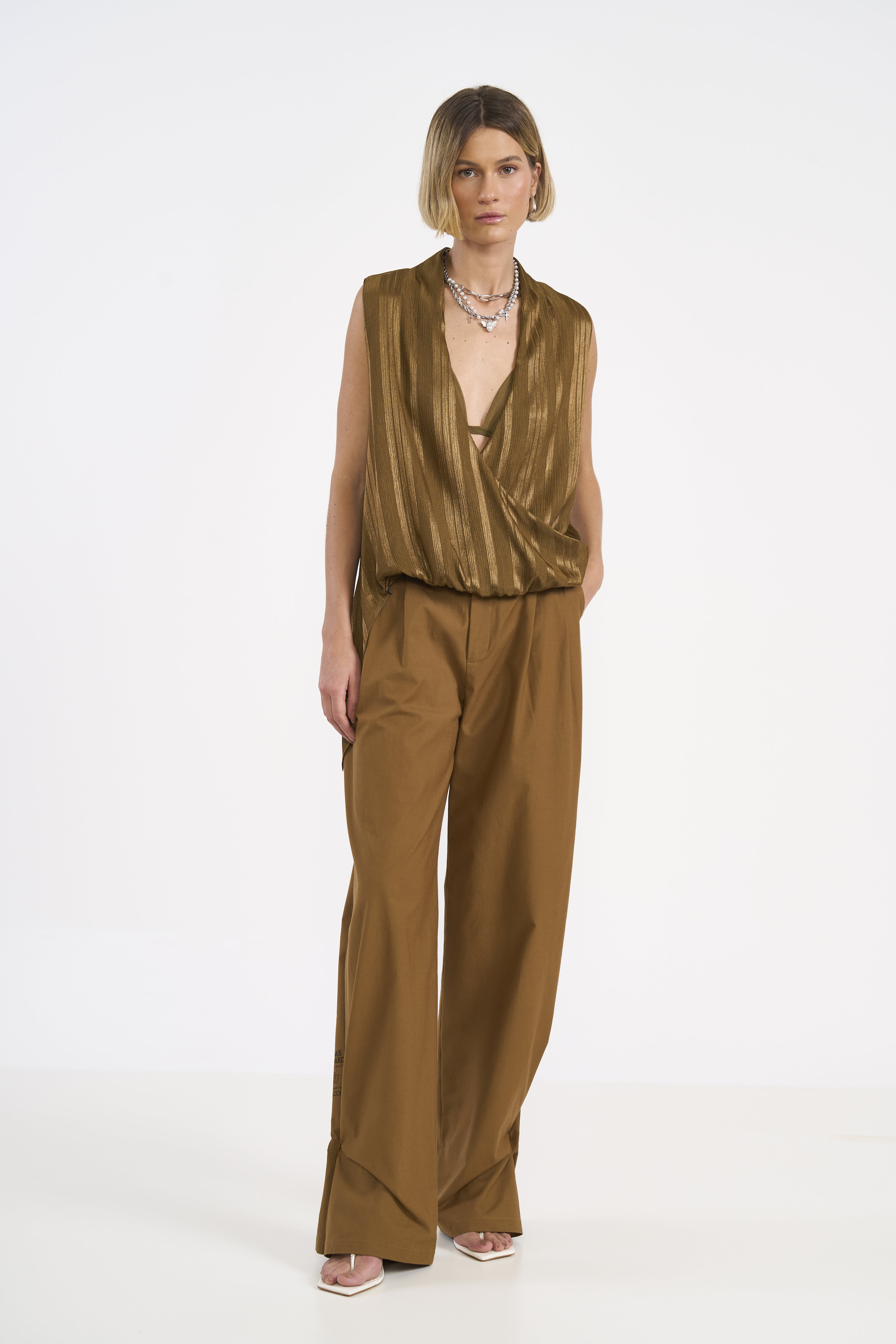 CALÇA COLCCI G MARROM CUMARU