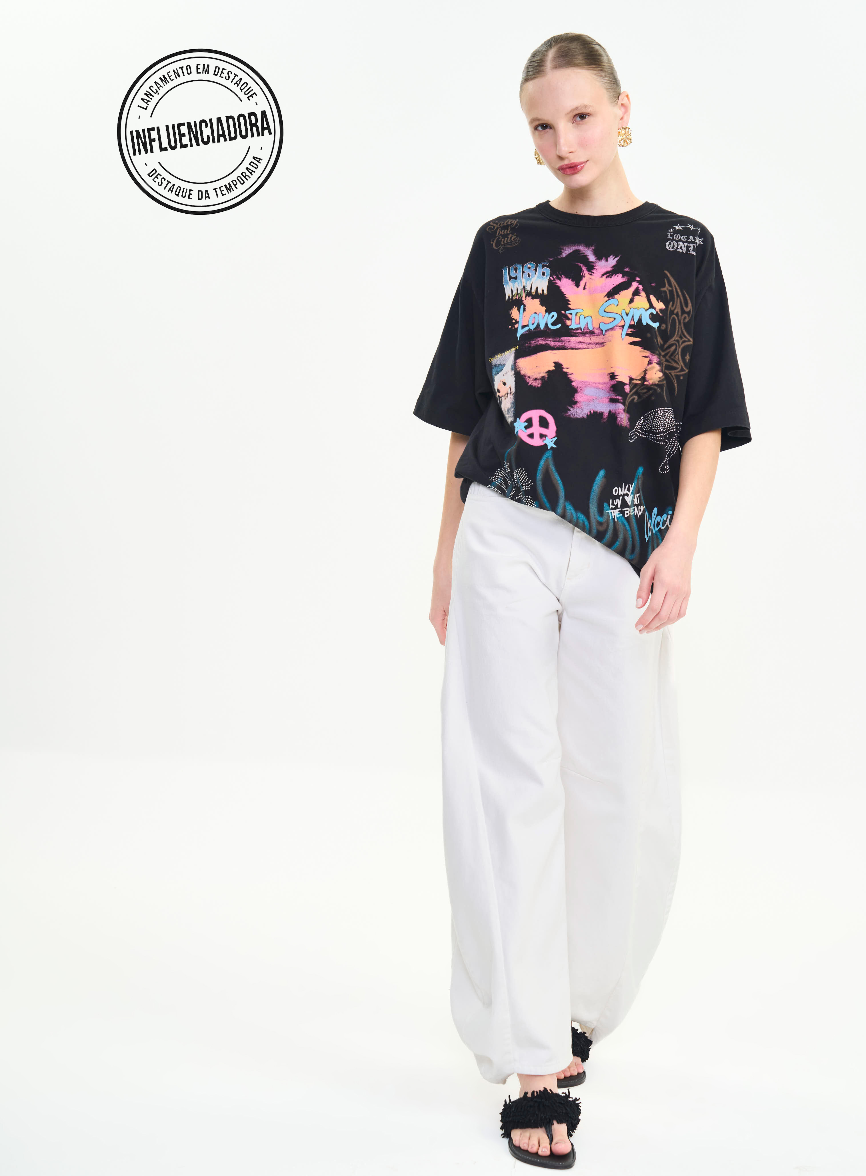 CAMISETA COLCCI PP PRETO