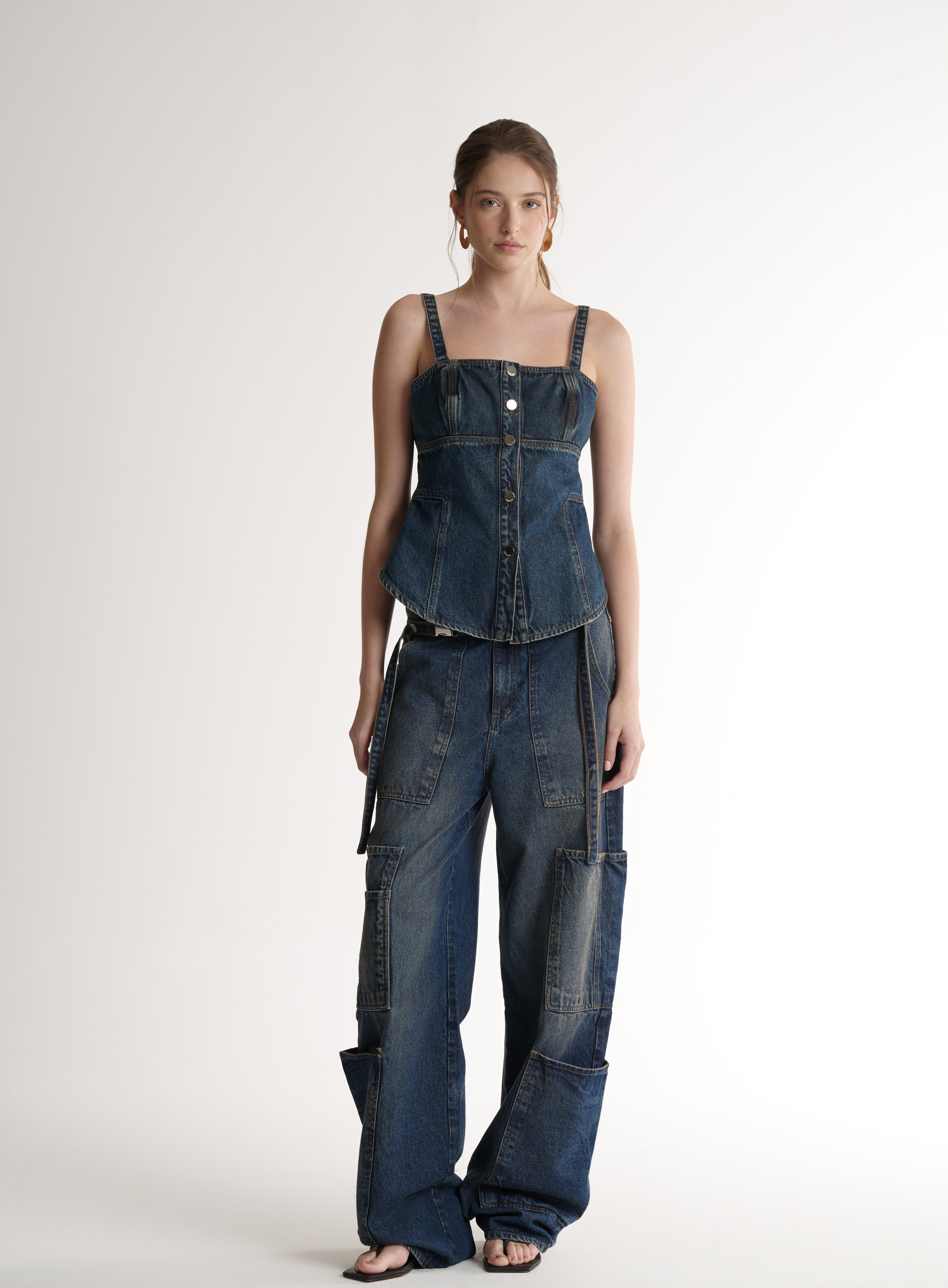 CALÇA JEANS BRUNA LOW 40 INDIGO