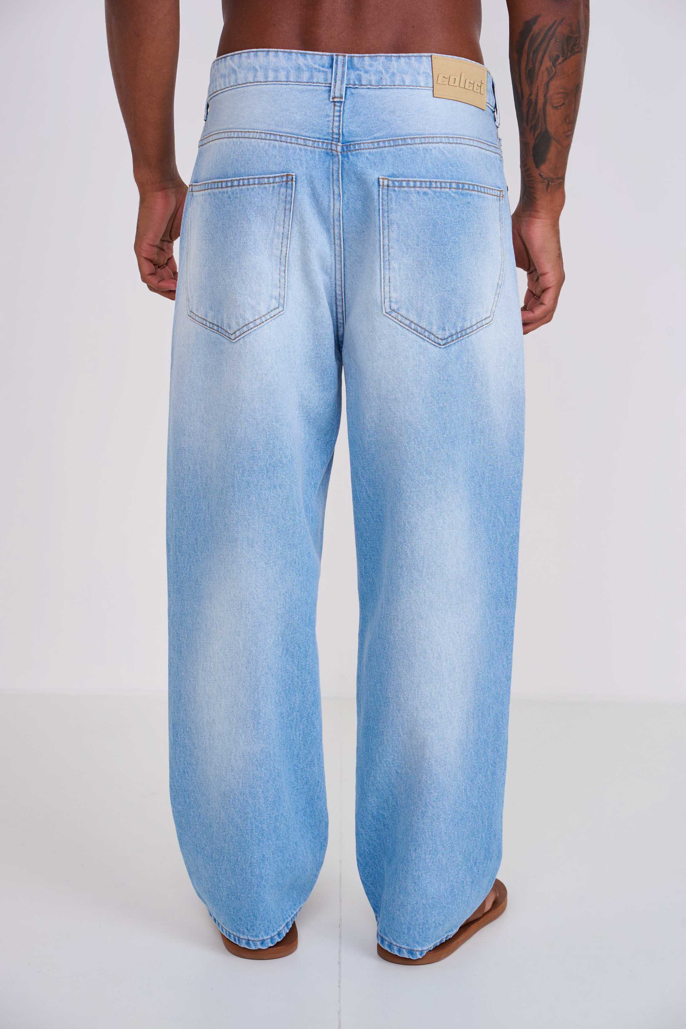 CALÇA JEANS LOOSE 42 INDIGO