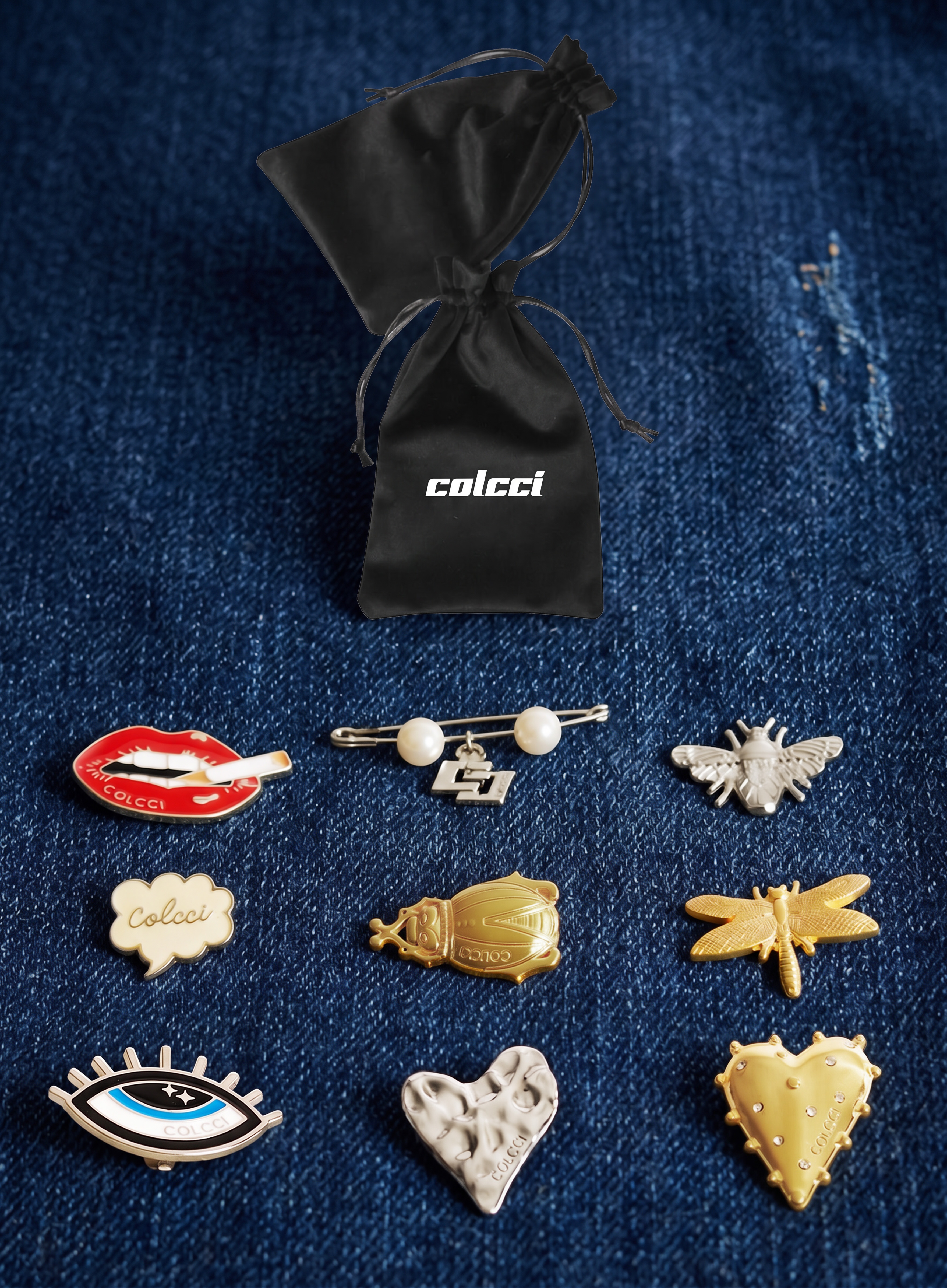 BROCHES COLCCI U METAIS SORTIDOS