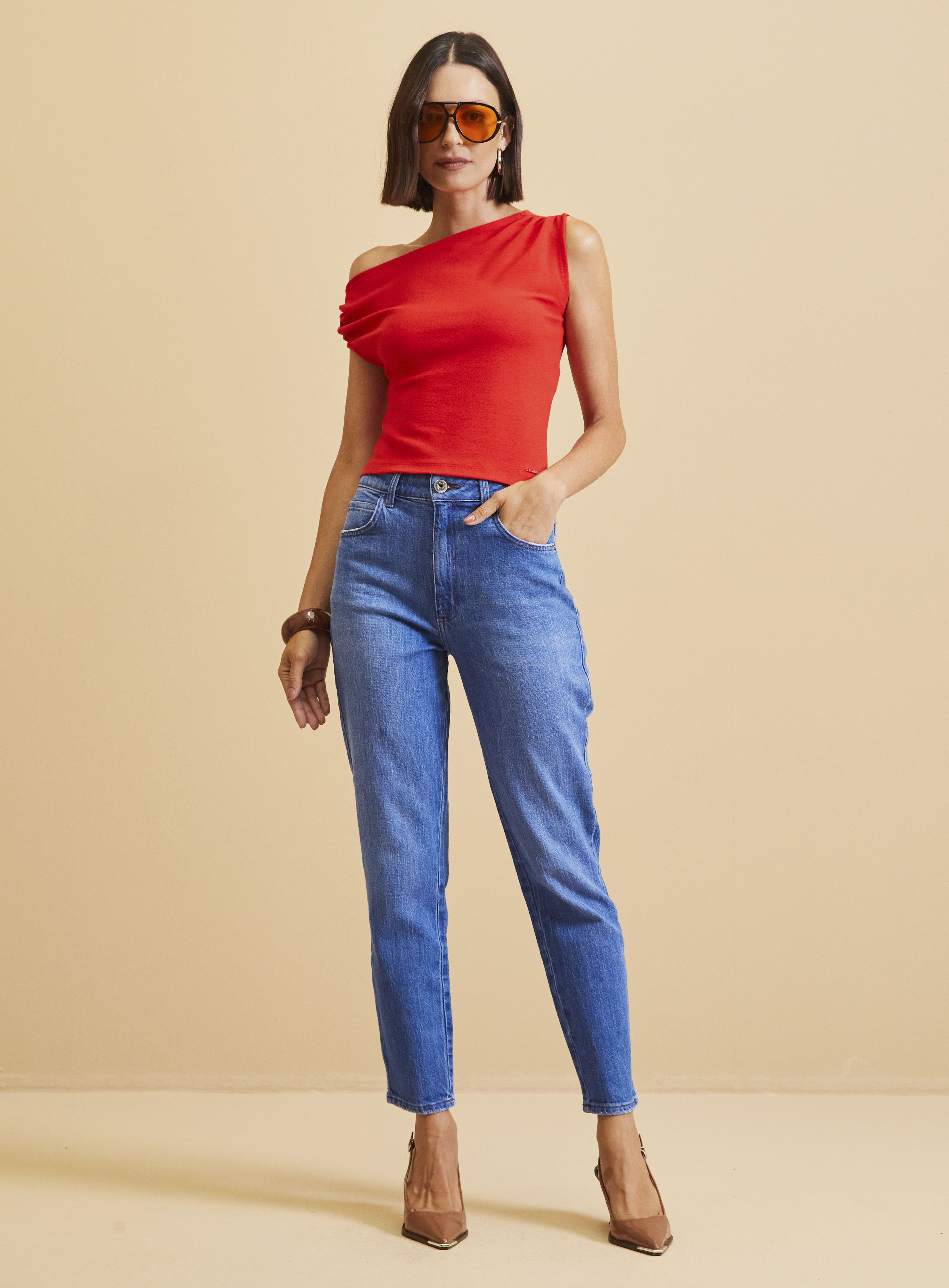 CALÇA JEANS LOLA STRETCH 38 INDIGO
