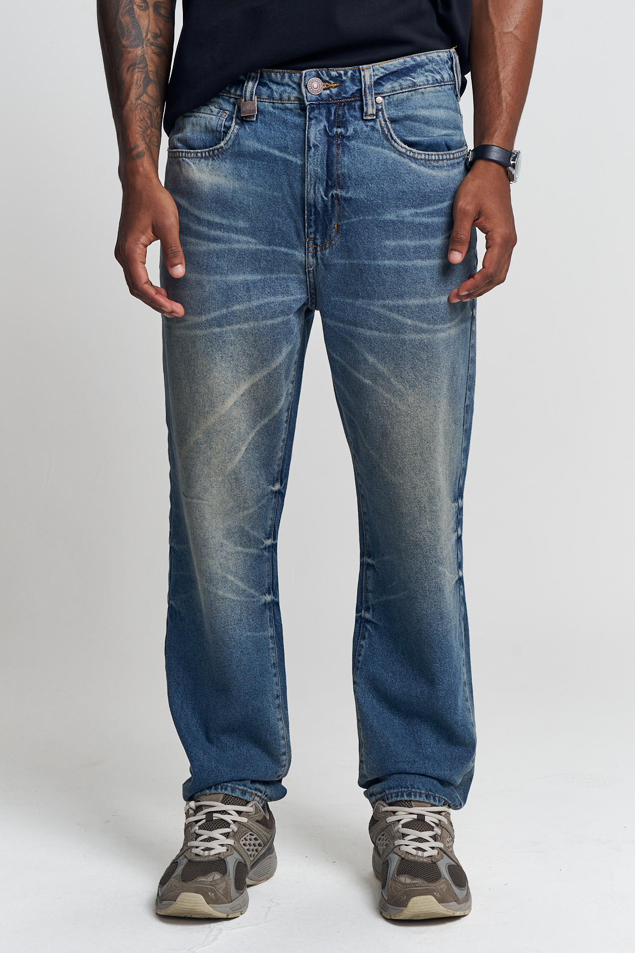 CALÇA JEANS NEW STRAIGHT 42 INDIGO