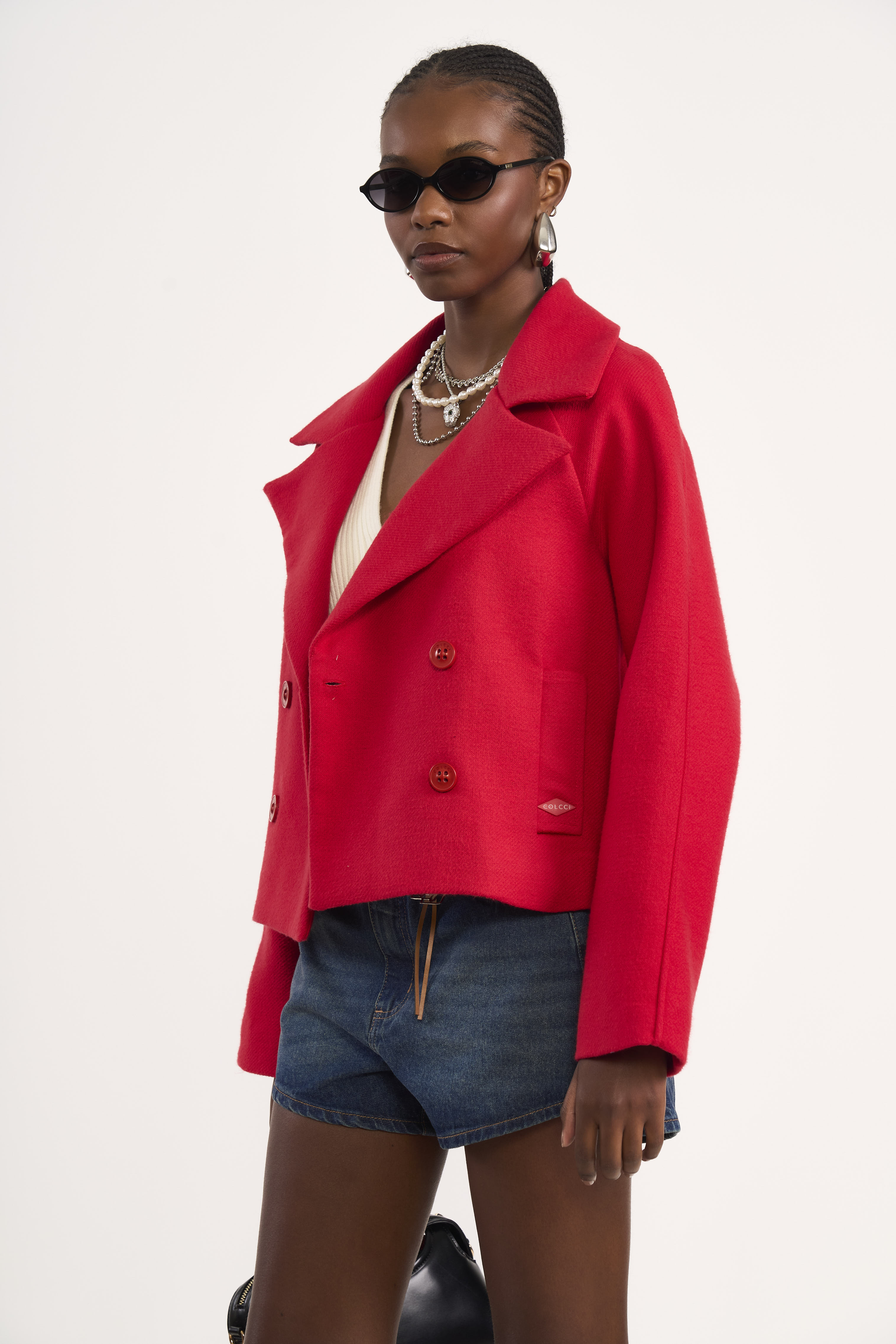 CASACO COLCCI P VERMELHO SPARKL