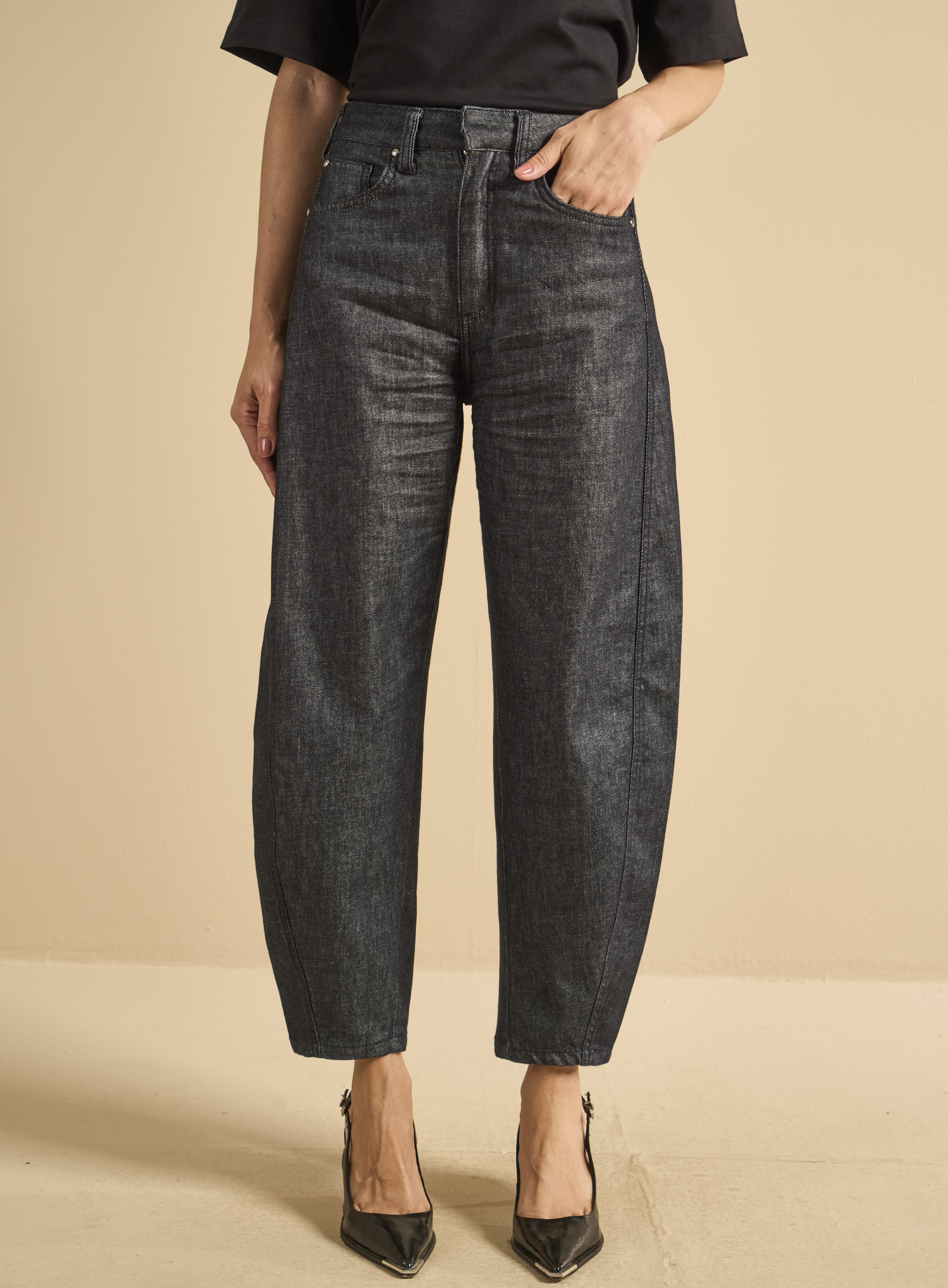 CALÇA JEANS BARREL FORUM TUFI 40 INDIGO